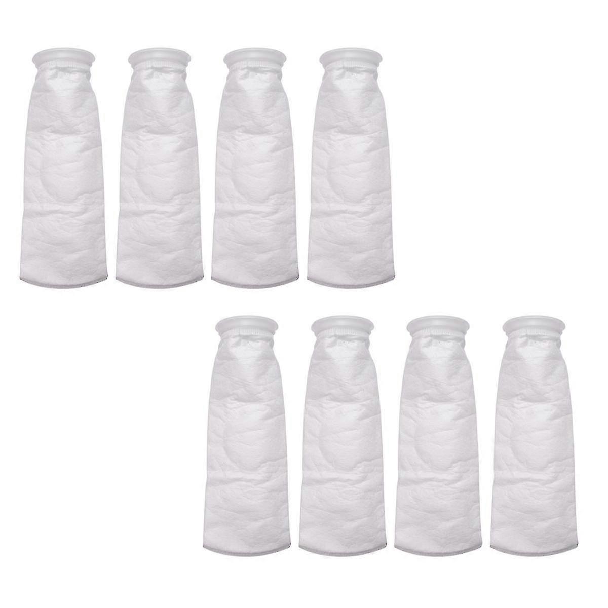 8 Pack 200 Micron Filter Socks for Aquarium, Fish Tank, Pond, Sump & Overflow