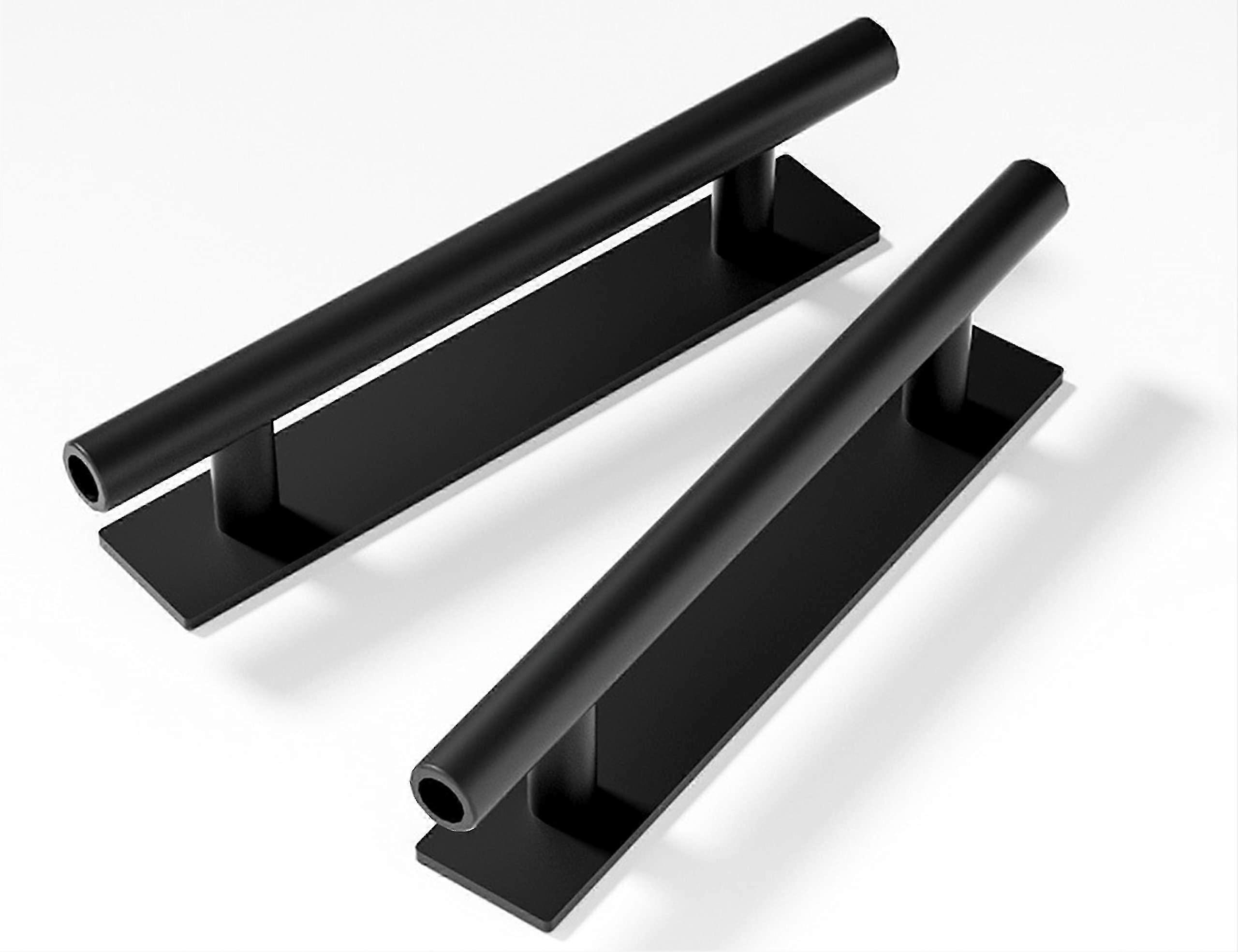 30 Pack Self-Stick Push Pull Helper Black Hidden Cabinet Handle ABS Plastic Handles