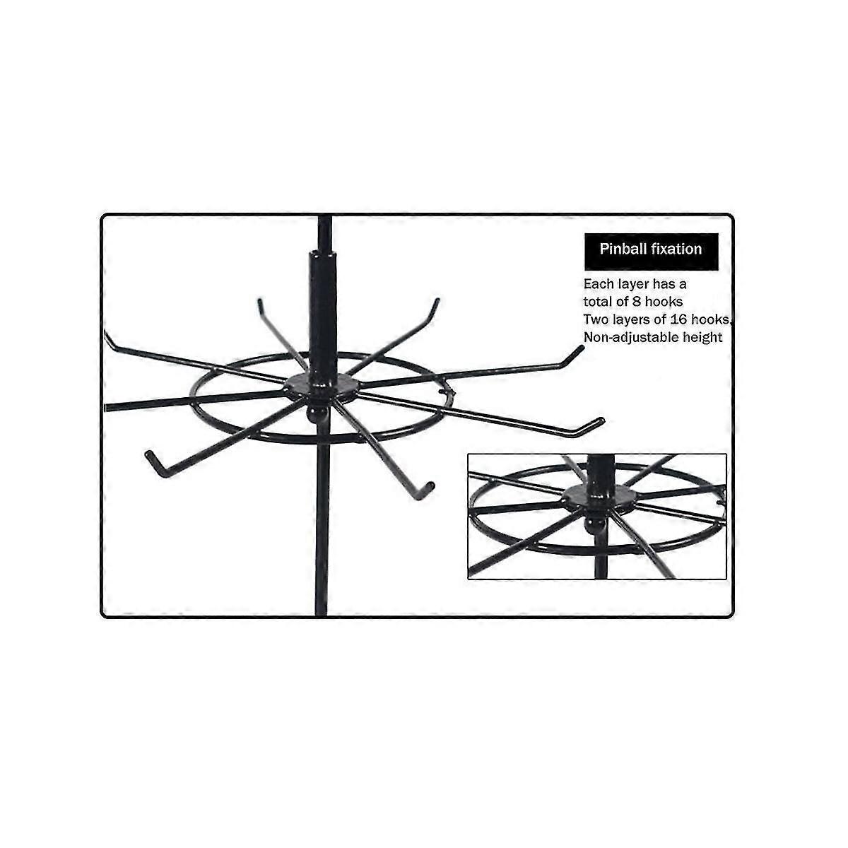 2層回転ネックレスホルダージュエルツリーブレスレットスタンドネックレス/ブレスレット用ディスプレイオーガナイザー