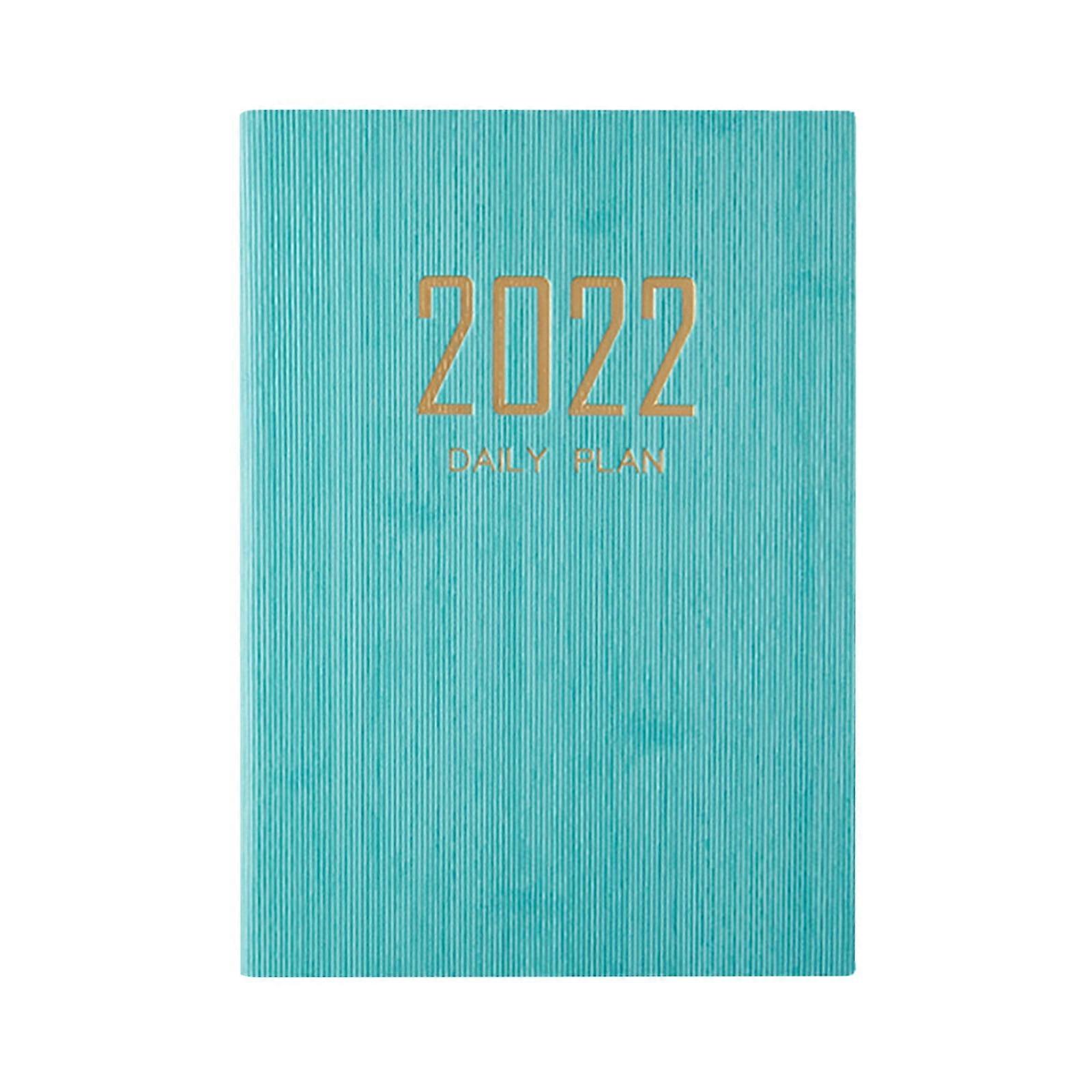 XIUH Tool Series 2022 Schedule Notepad Inside Page A5 Efficiency Manual Planning Notebooks Take a Plan Notebook with You (B)