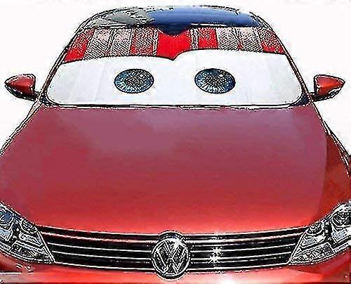 Car Windshield Sunshade Cartoon Eyes Front Auto Sun