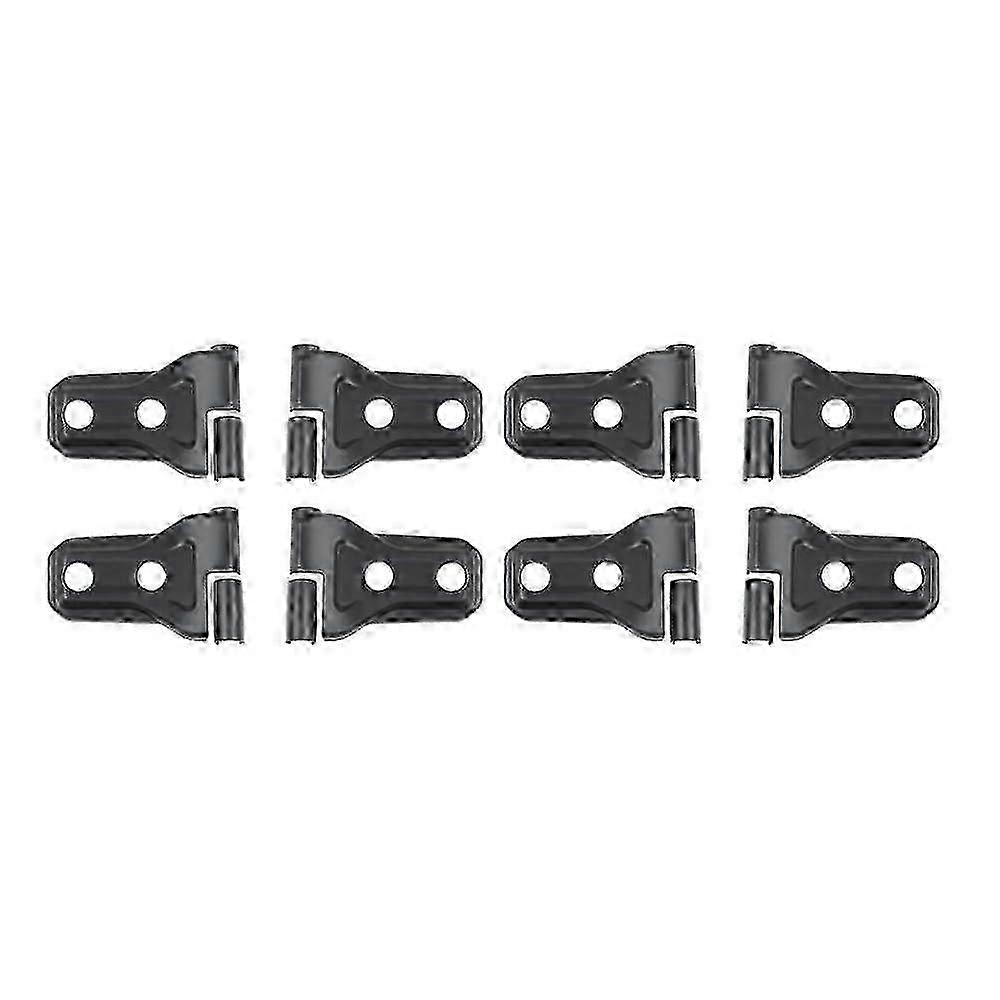8pcs Matt Door Hinge Protector Cover Trim Set 18+ Front Left Rear Right for Jeep for Gladiator - for Wrangler 2018- JMG061622