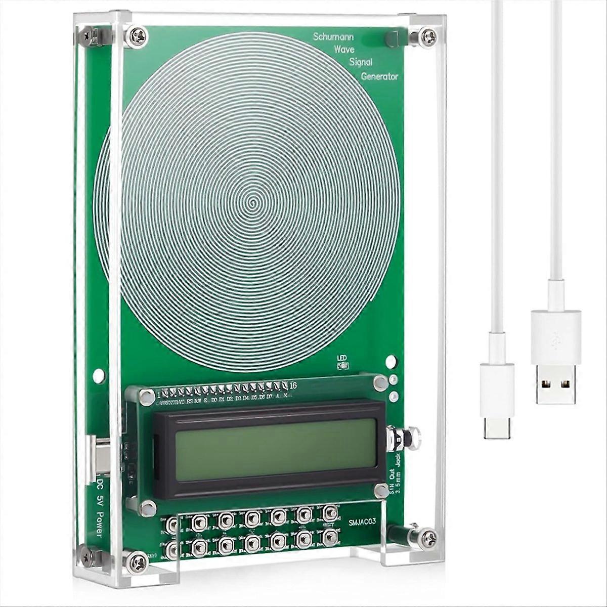 0.01Hz-10000Hz Adjustable Sine Wave Resonance Generator Ultra Low Frequency Generator Resonator Soun