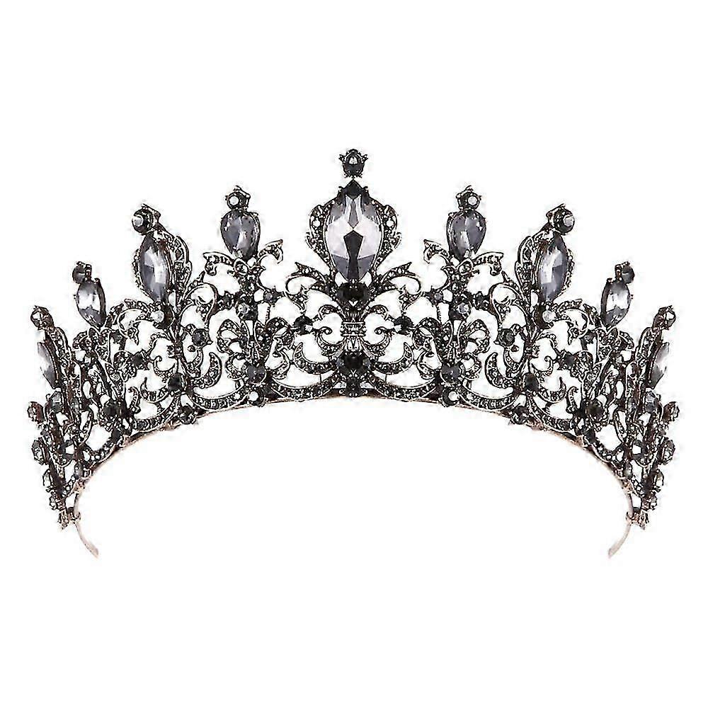 Gothic Crown, Black Crown, Queen Crown, Wedding Crown