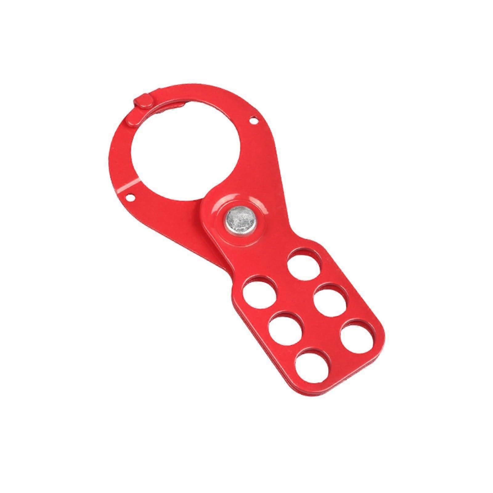 Steel Lockout Hasp for Padlocks, Heavy Duty Safety Device for Electrical and Mechanical Isolation