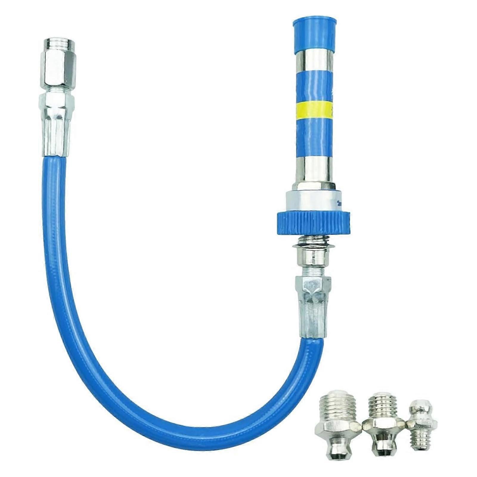 Stable Lubrication Coupler High Pressure Adapter Rapid Locking Release Function Ergonomic Design Heavy Duty Construction Multicolor