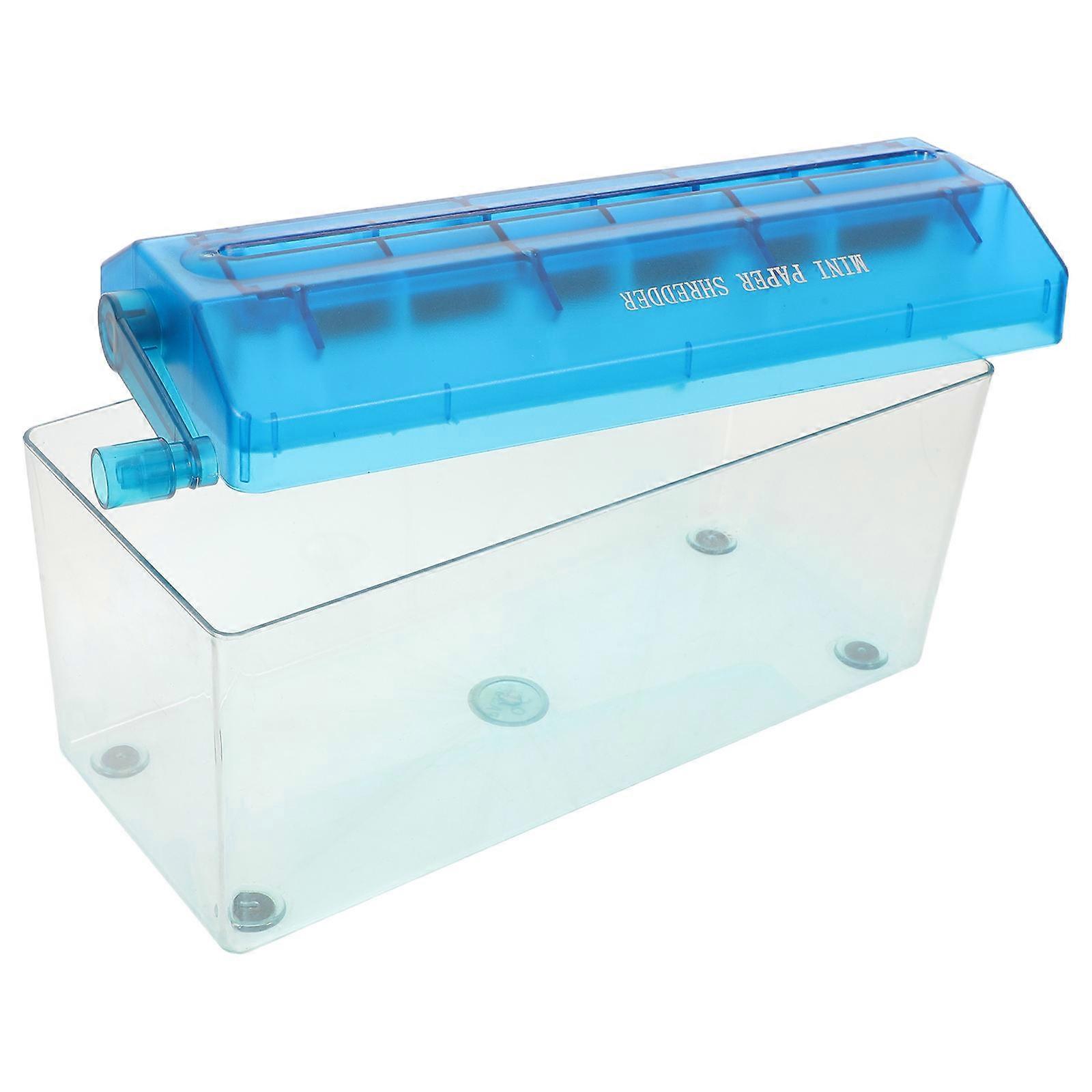 Paper Shredder Portable Manual Desktop Shredder for Home 1 Hand Tool