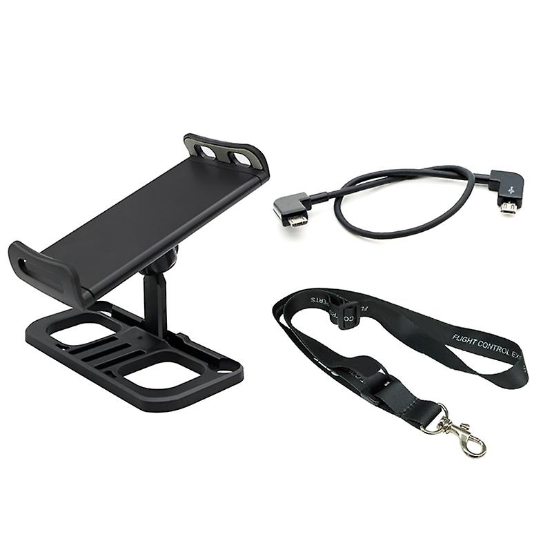 Foldable Expansion Bracket Adjustable Tablet Stand Rc Drone Phone Holder With Lanyard Compatible With Mavic 2/mini Se/pro/spark
