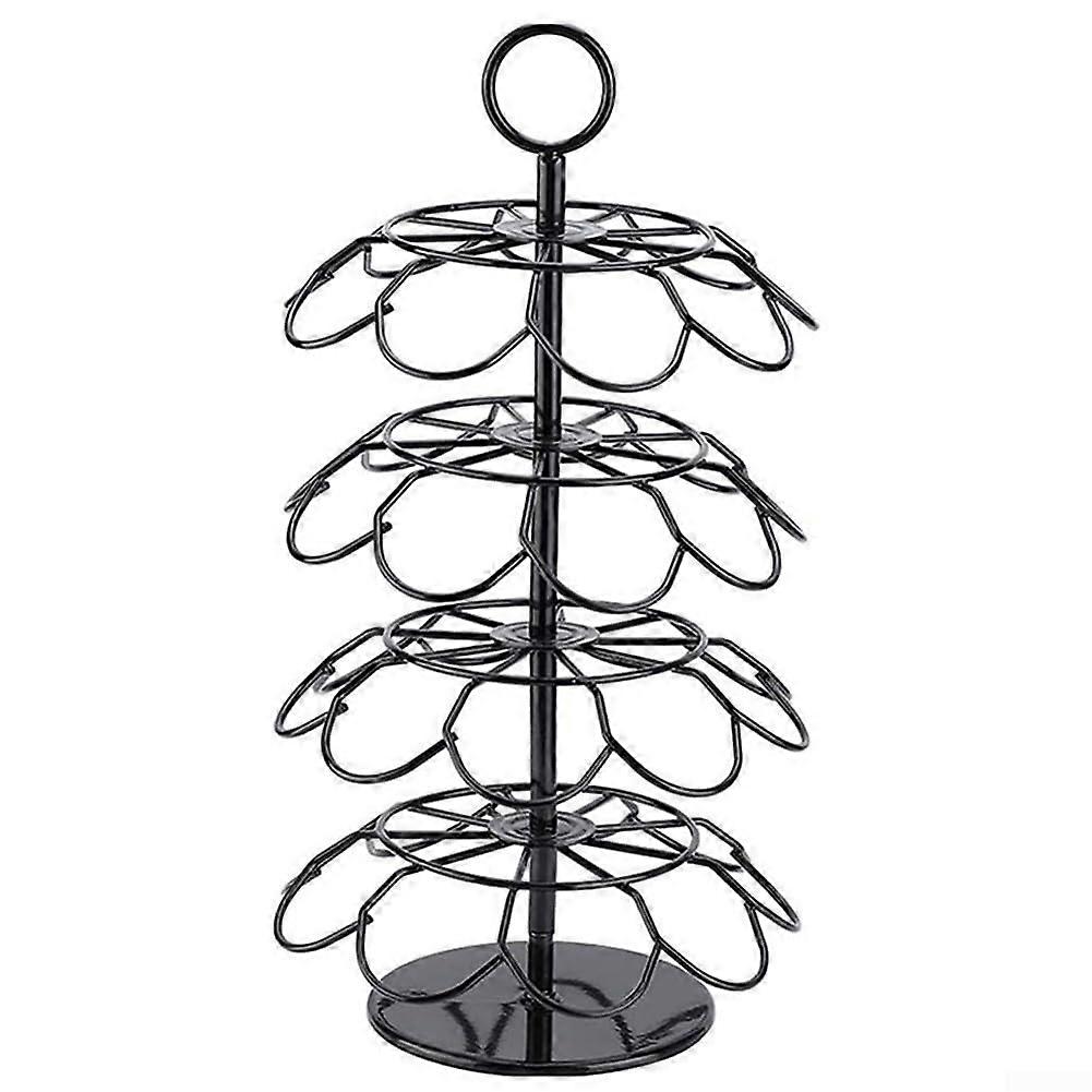Coffee Capsule Holder Rotating Organizer for 36 Pods, SpaceSaving Countertop Storage Stand