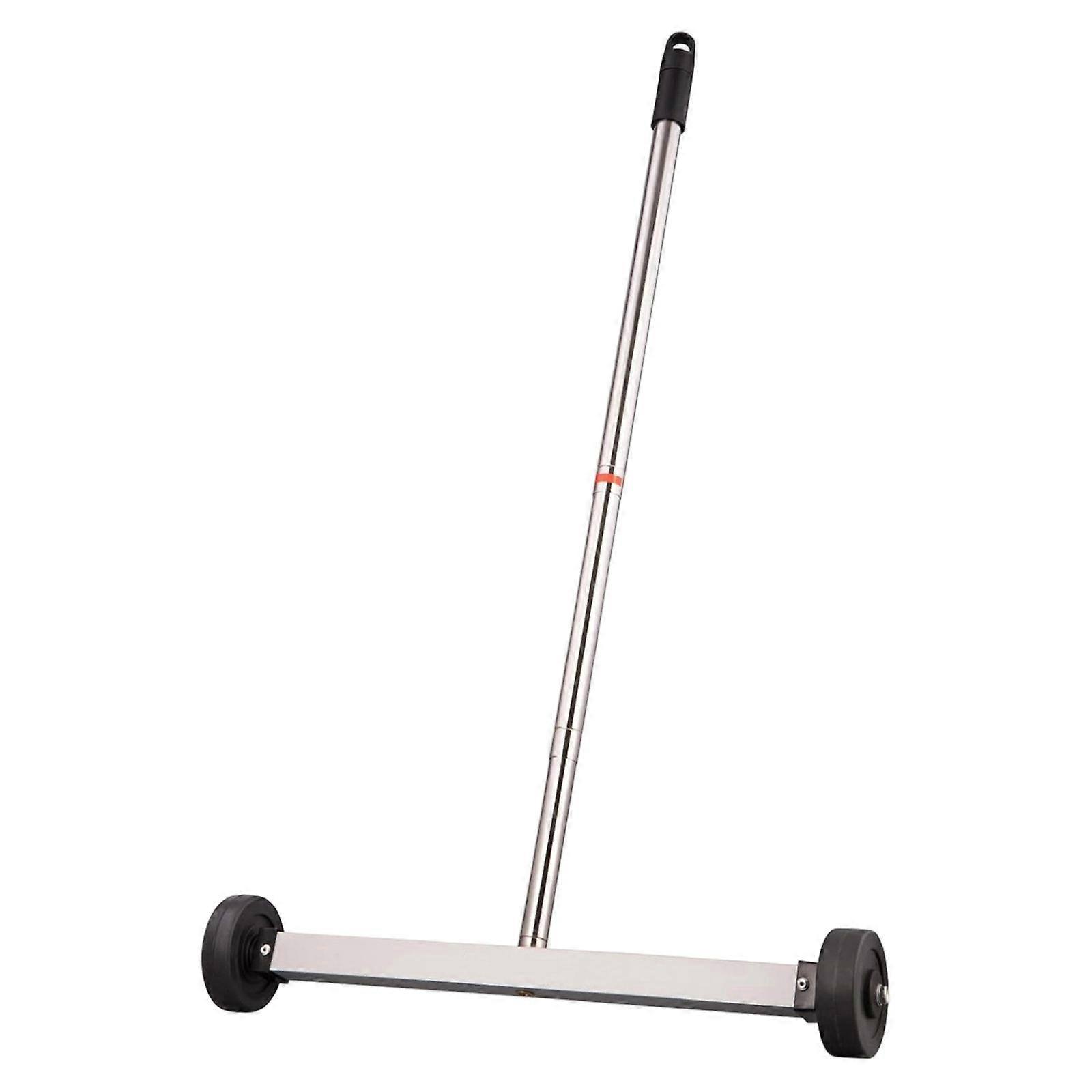 Handheld Magnet Collector Adjustable Rod Rolling Magnetic Sweeper For Metal Objects On Various Surfaces Multicolor