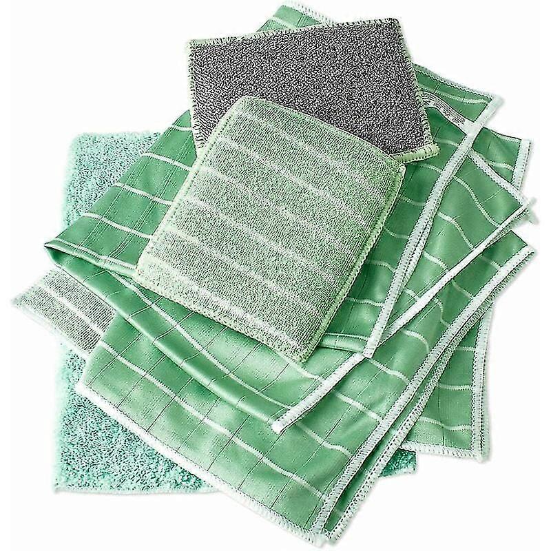6PCS Bamboo Microfiber Cloth for Windows Mirrors Car Body