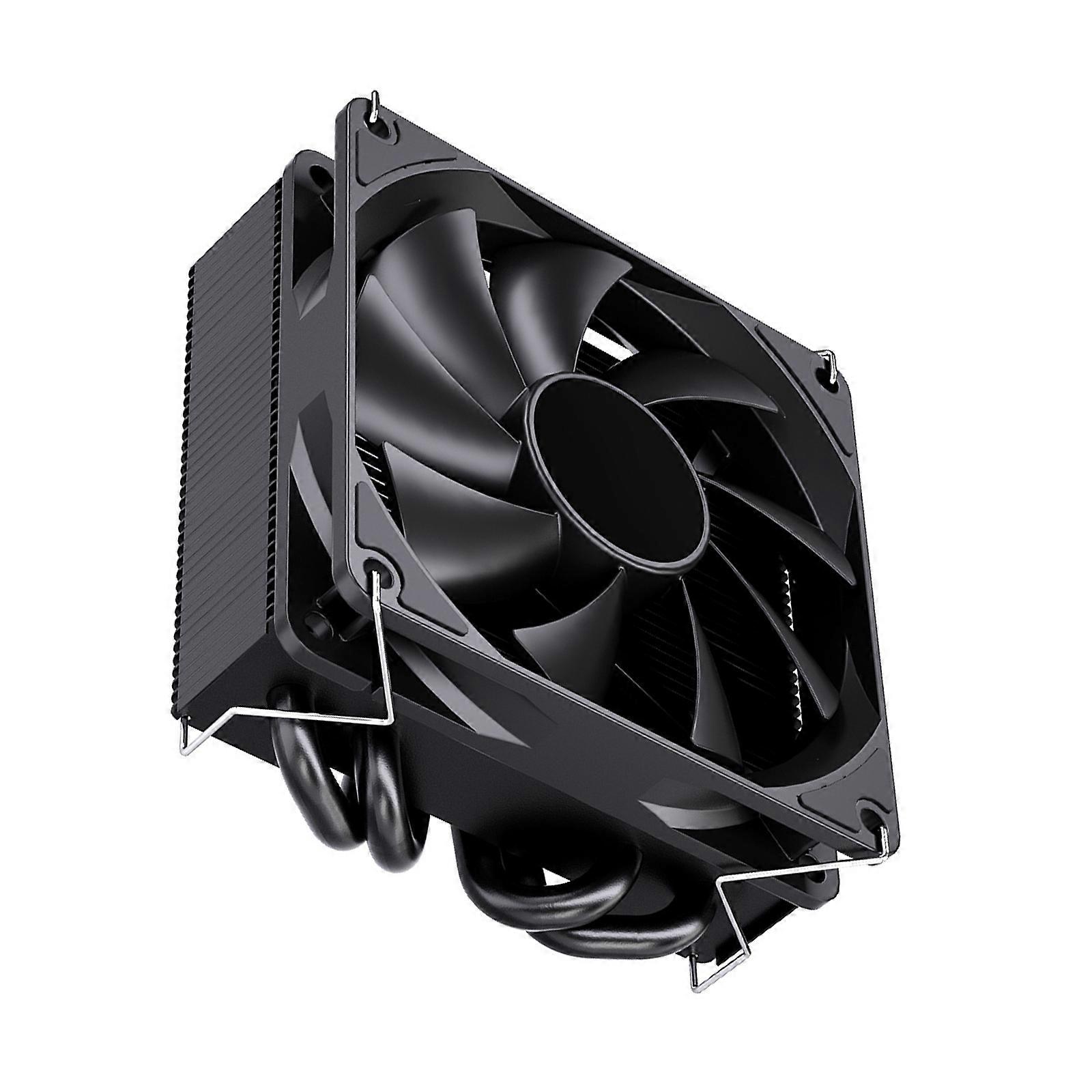 Professional CPU Cooling Fan with Slim Profile Coolers for Processors  Black