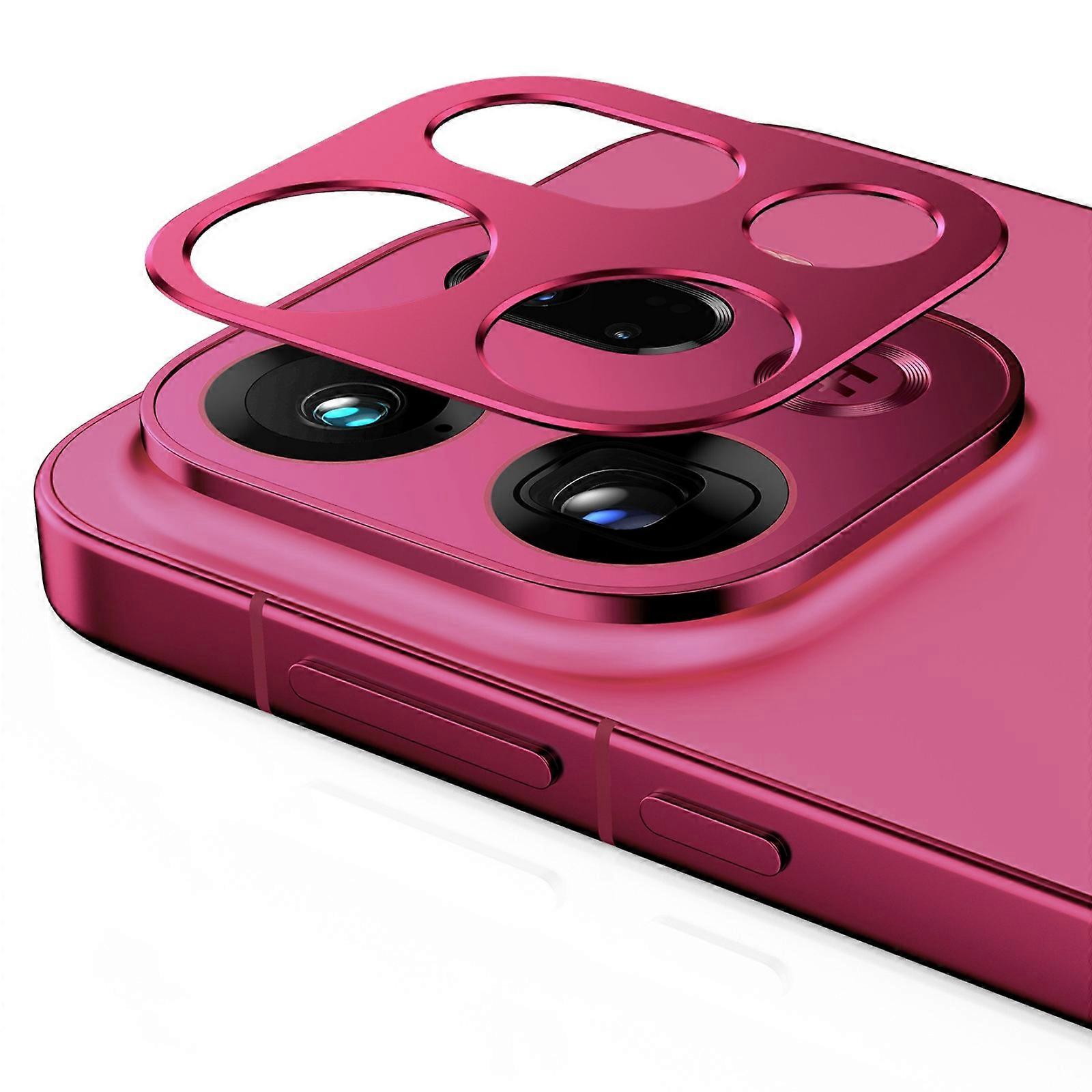 Very Thin Not Scratch Lens Cover Frosted Texture Finish Reinforced Metal Frame Camera Shielding for Phone FindX9 Use  Red