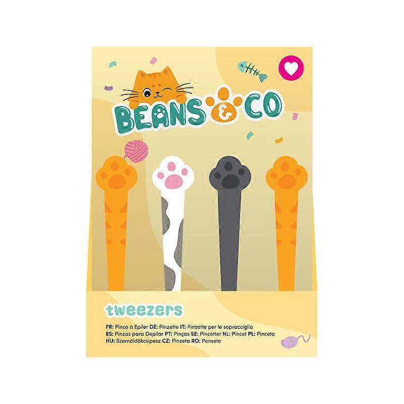 Shaped Tweezers - Beans  Co Cats 1 Pack