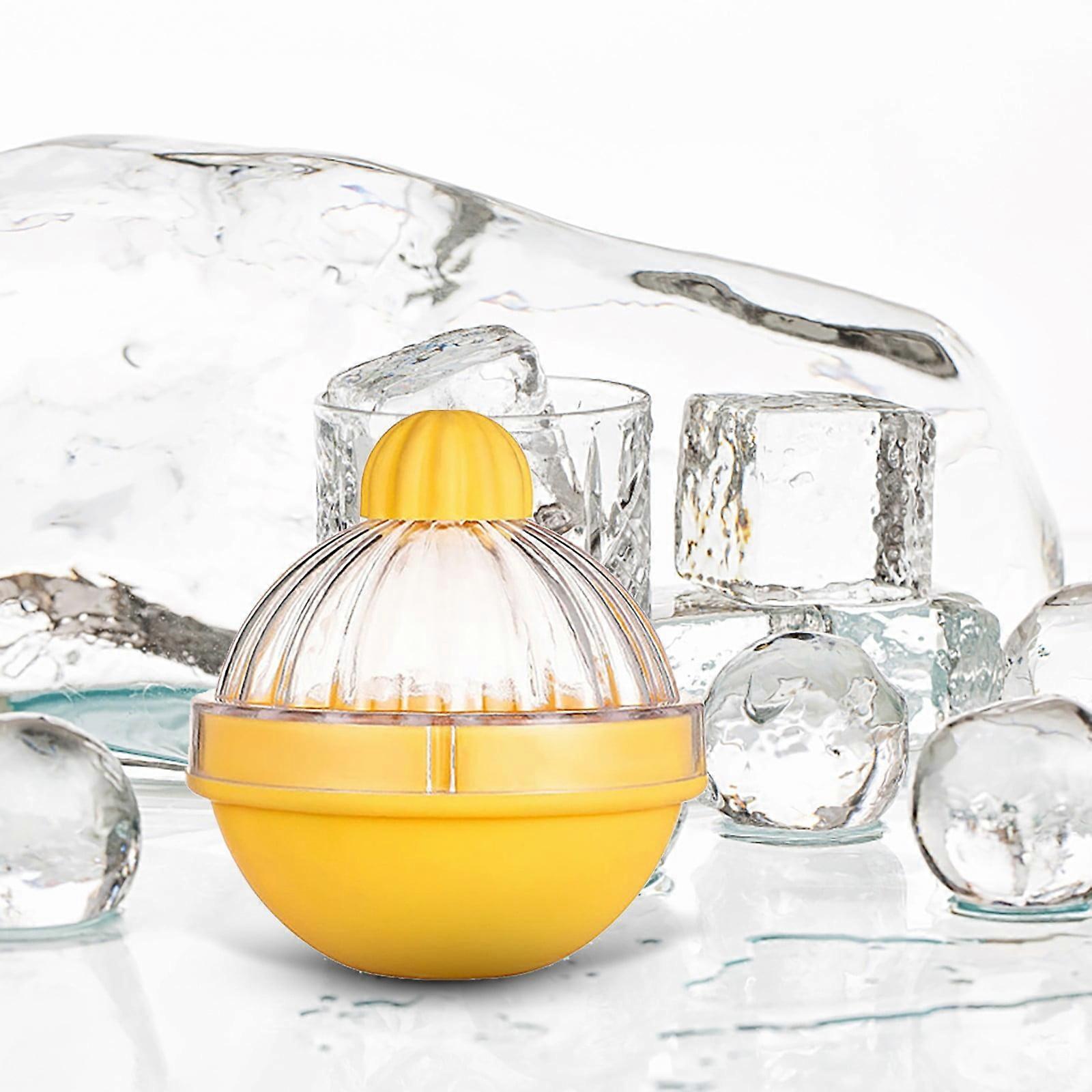 Reduced! iZZZHH Ice Maker Round Ice Cube Tray Sphere Whiskey Ice Round Ice Cube Large Ice for Whiskey Cocktails and Coffee Colorful Creative Gift