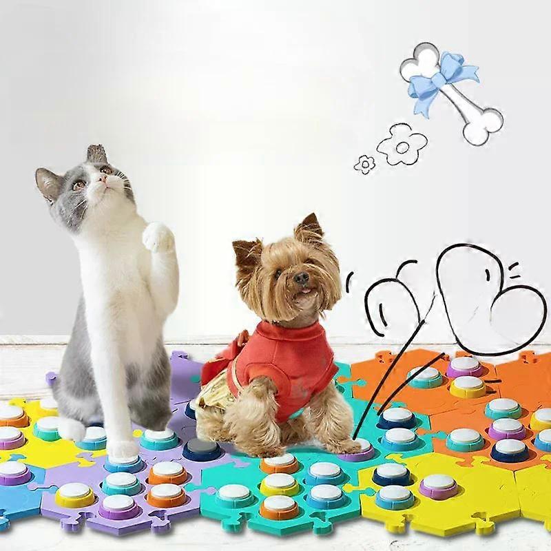 Dog Talk Button Pet Communication Buttons Cat Voice Recorder Training Ringing Voices Clickers