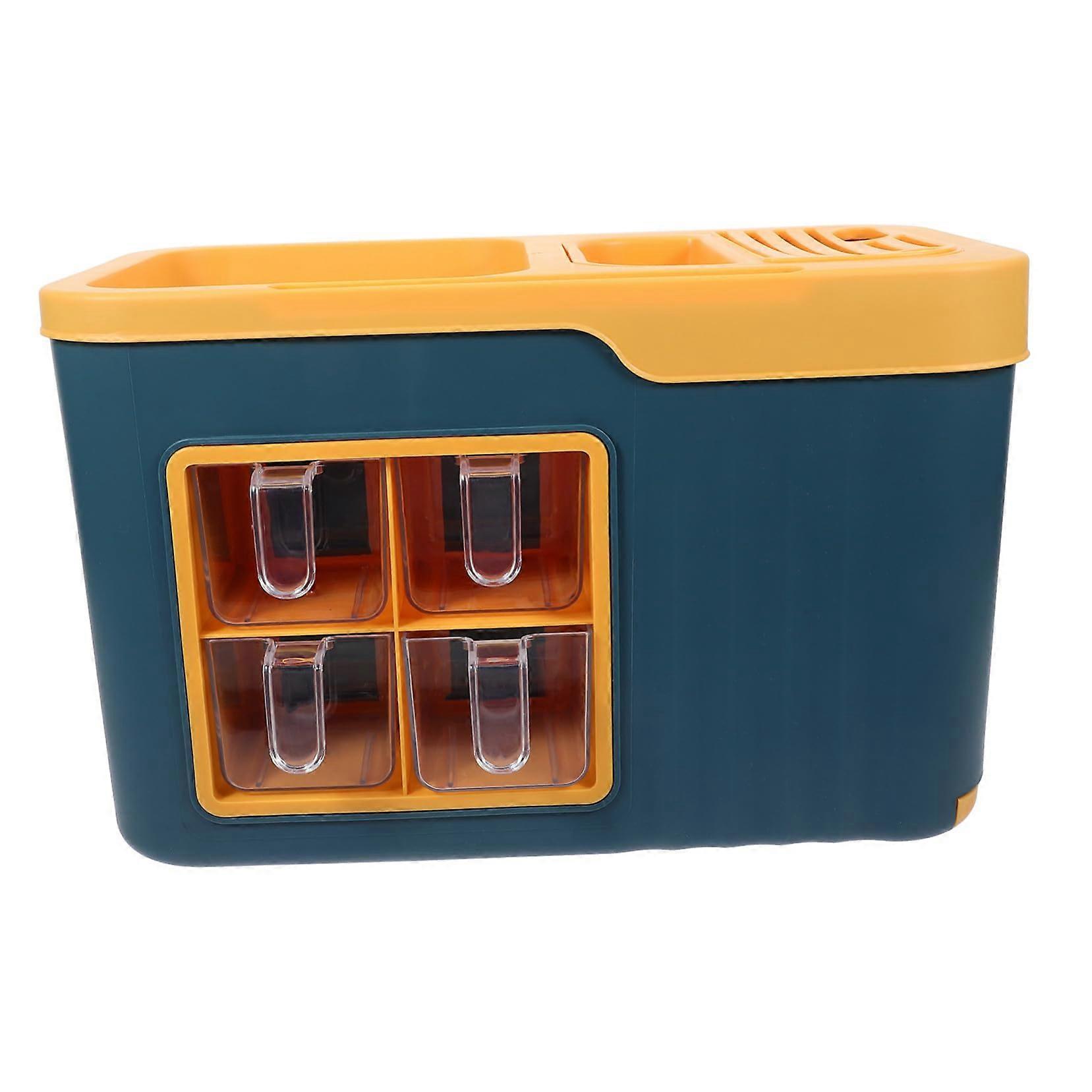 Spice Rack Wall Mounted Condiment Organizer with SpaceSaving MultiFunction Kitchen Storage