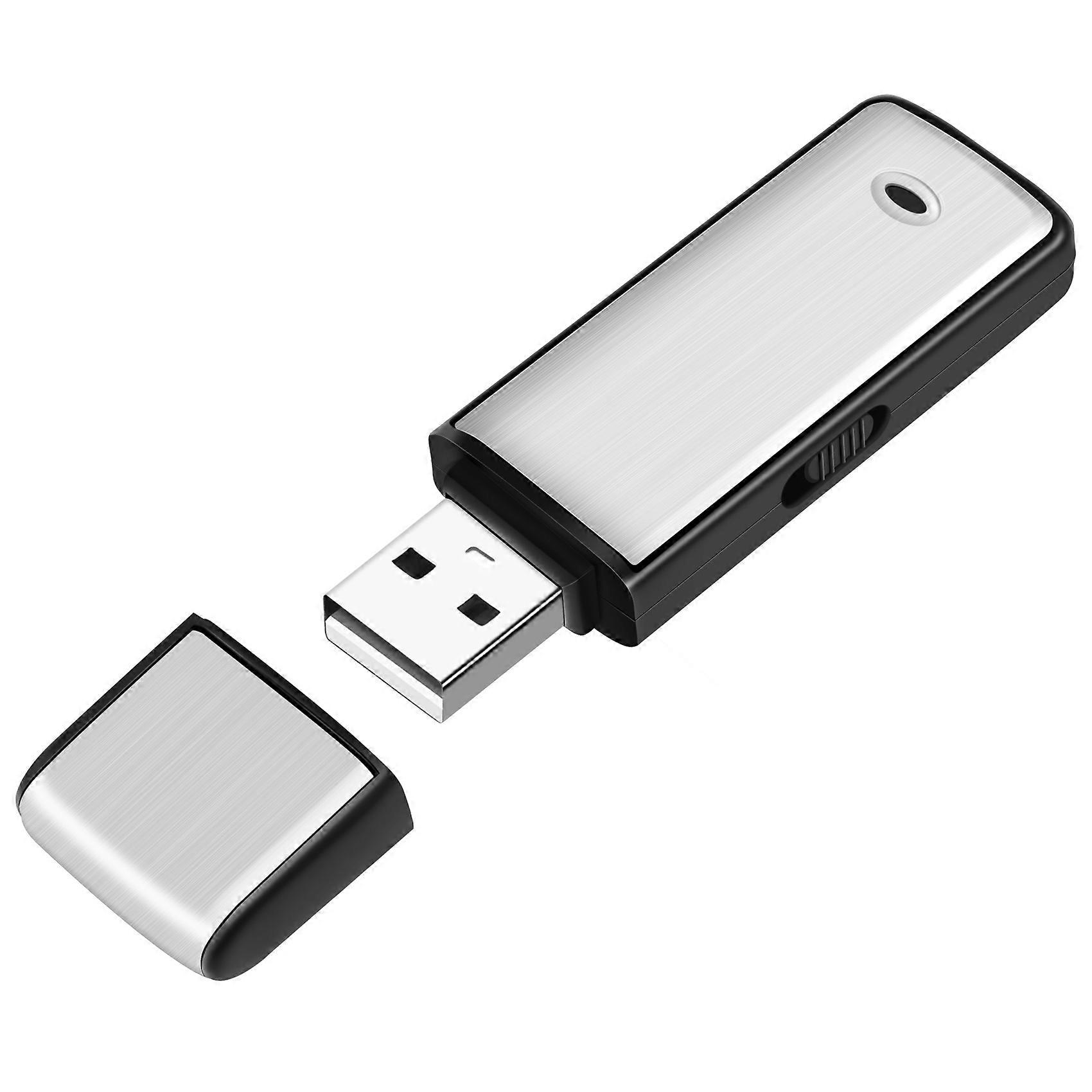 8GB Voice Activated Mini Recording, USB Flash Drive Sound Recording Recorder,for Lectures, Meetings, Class