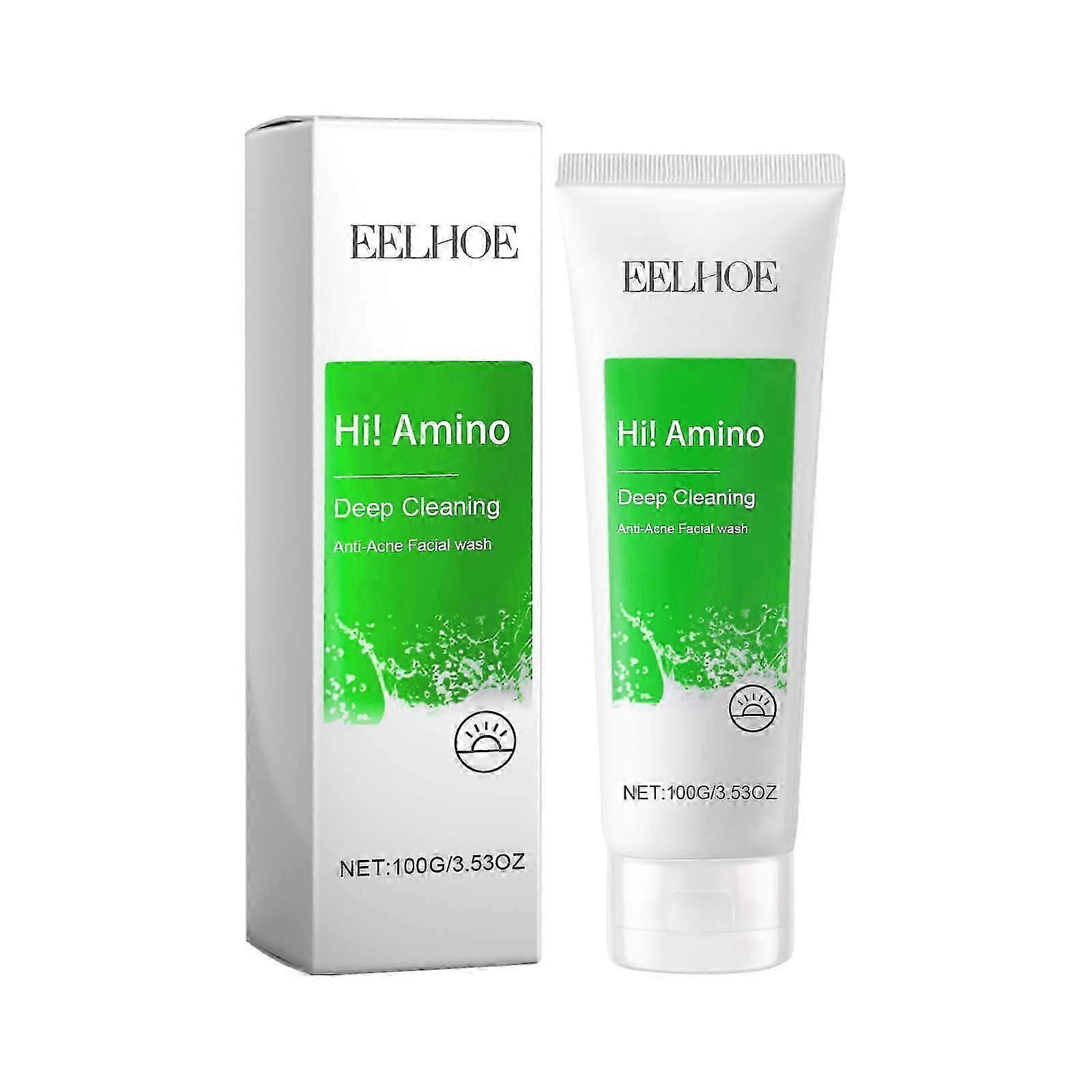Deep Cleansing Acne Face Wash with Hyaluronic Acid  Chamomile  Refreshing, Gentle, Hydrating 100g