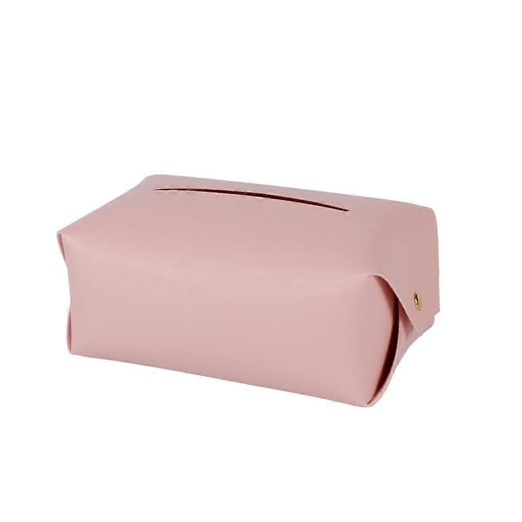 Tissue Box Holder with Compact SpaceSaving Design for Bathroom, Living Room and Car 17cm