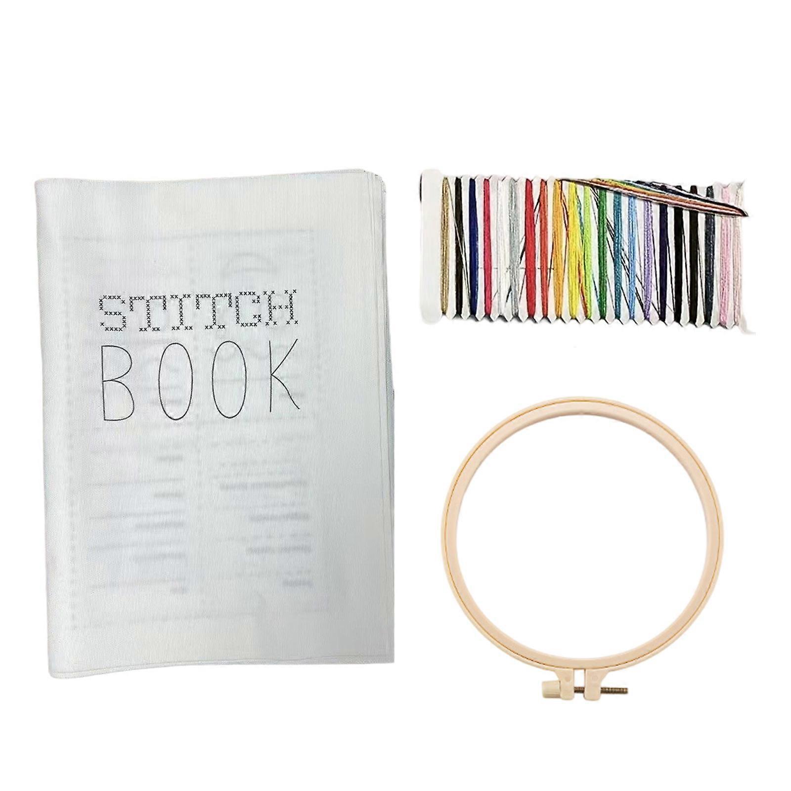 Sturdy Needlework Book Organizers Removable Page for Sewing Accessories Storage Multicolor