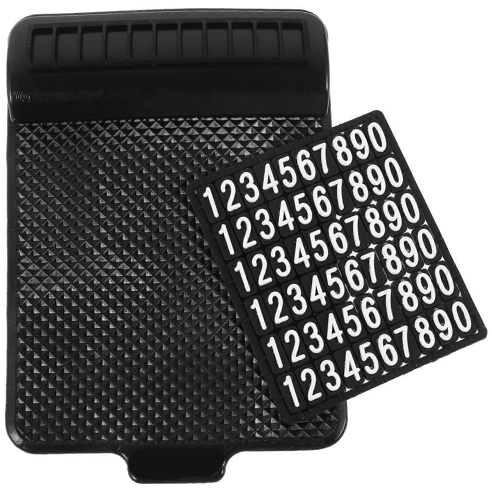 Car Dashboard Mat Anti-Slip Pad for Phone Holder Function 4Pcs Pack