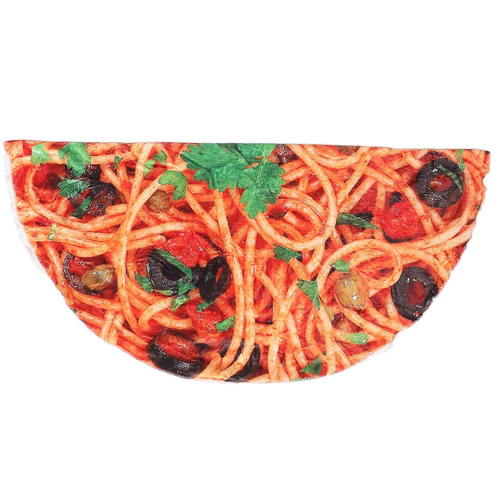 Funny Pizza Blanket Plush Material for Warmth and Comfort