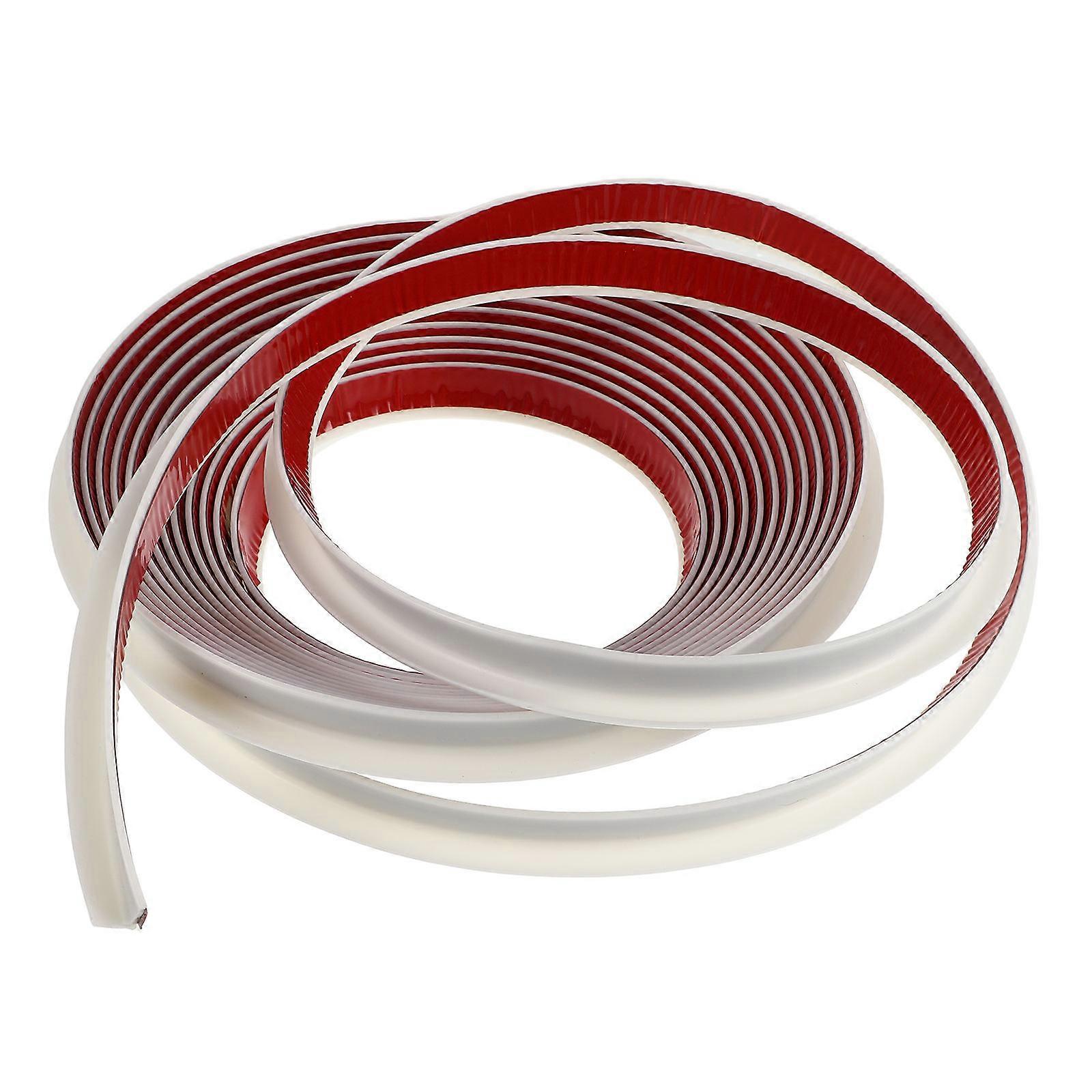 Rainwater Diversion Gutter For Trucks Caravans J Shaped Drip Guide Easy To Install Outdoor Use 10-Meters