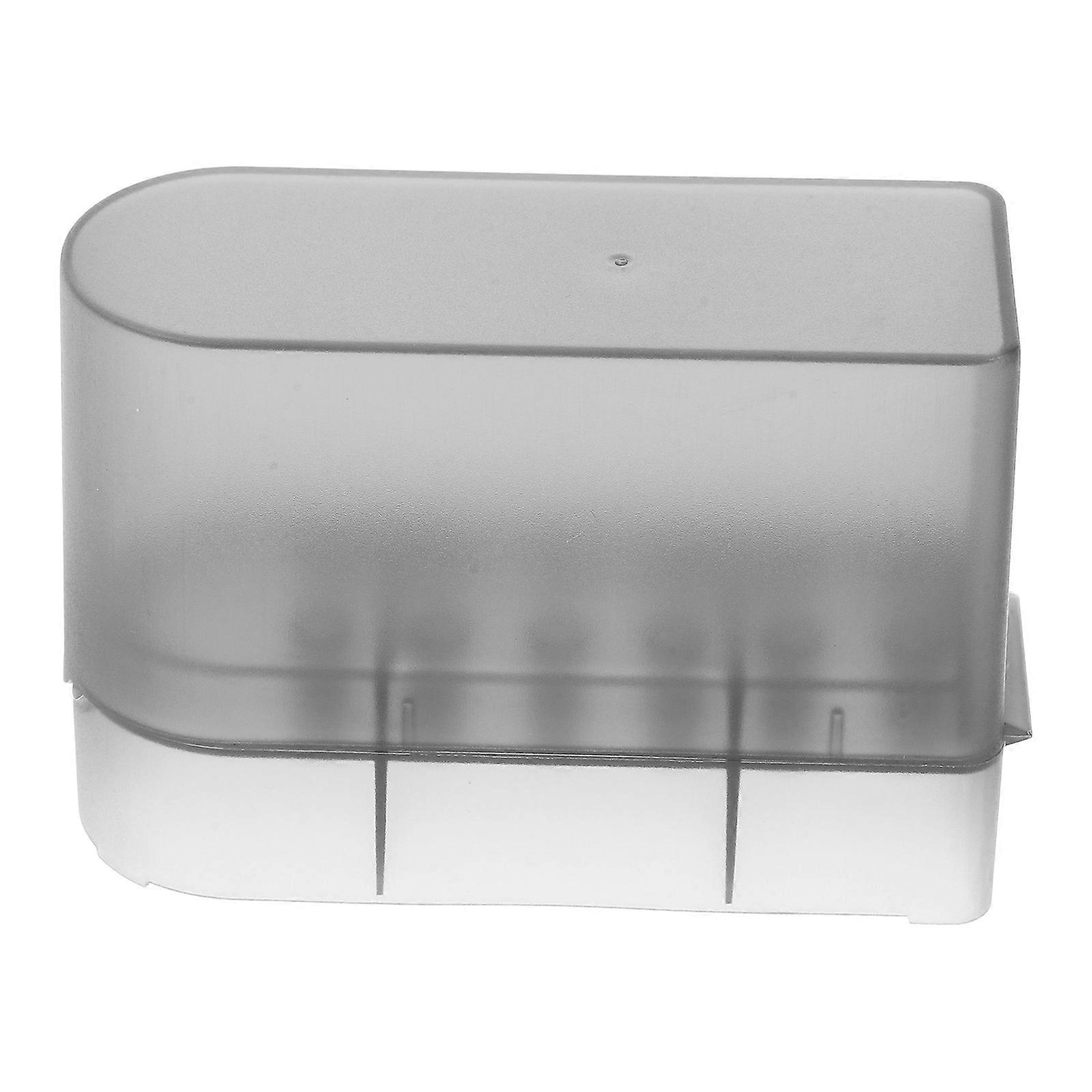 Pink Dustproof Plastic Storage Box for Nail Drill Bits and Grinding Heads Professional Use