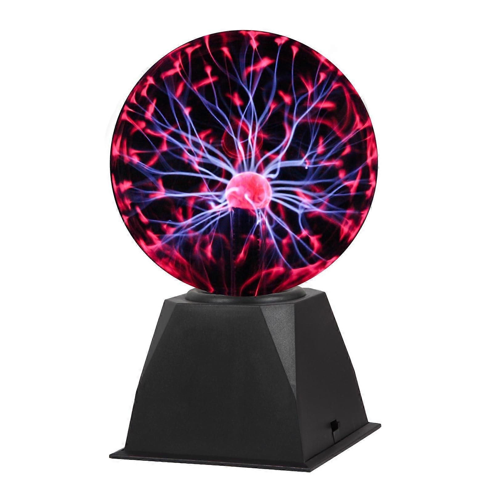 7 Inch Plasma Ball Lamp with Touch and Sound Activation, Interactive Globe for Room Decor and Science Education