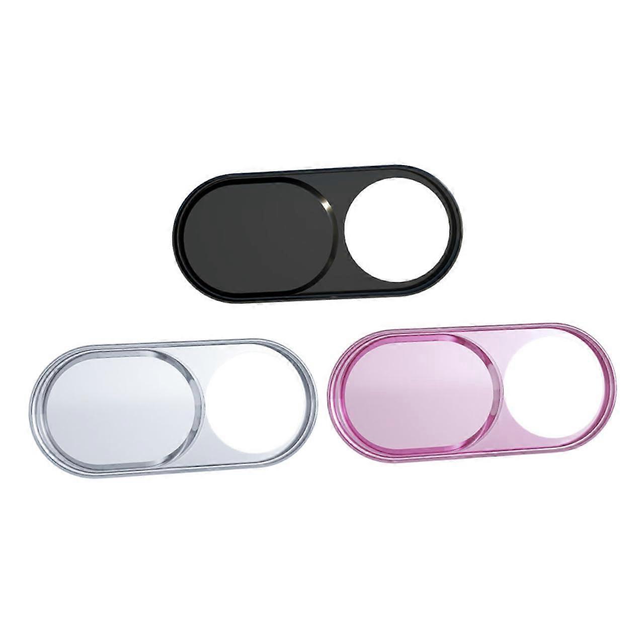 3pcs Aluminum Alloy Webcam Cover with Easy Slide Privacy Shield for Laptop Smartphone and Tablet