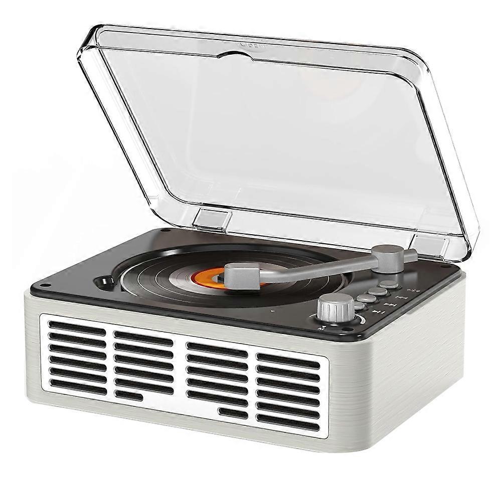 Multifunction Bluetooth CD Player HiFi Sound Music Player Speaker,Support AUX/USB/FM Radio for Home,Office US Plug A