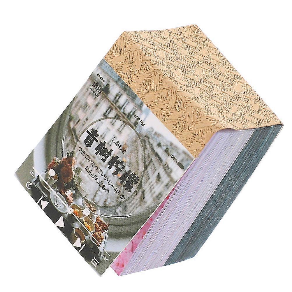 Vintage Scrapbook Books for DIY Use Multi Pattern Design Practical Journaling Paper 2 Pieces