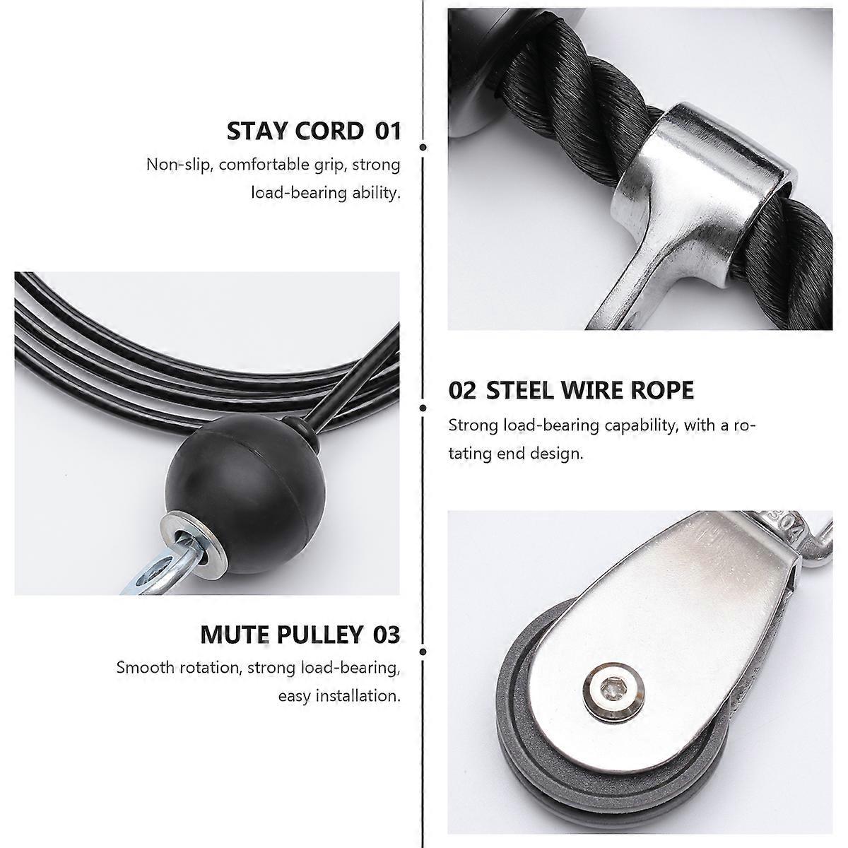 Arm Exercise Tool Multifunctional Pulley System for Home Use 1Set