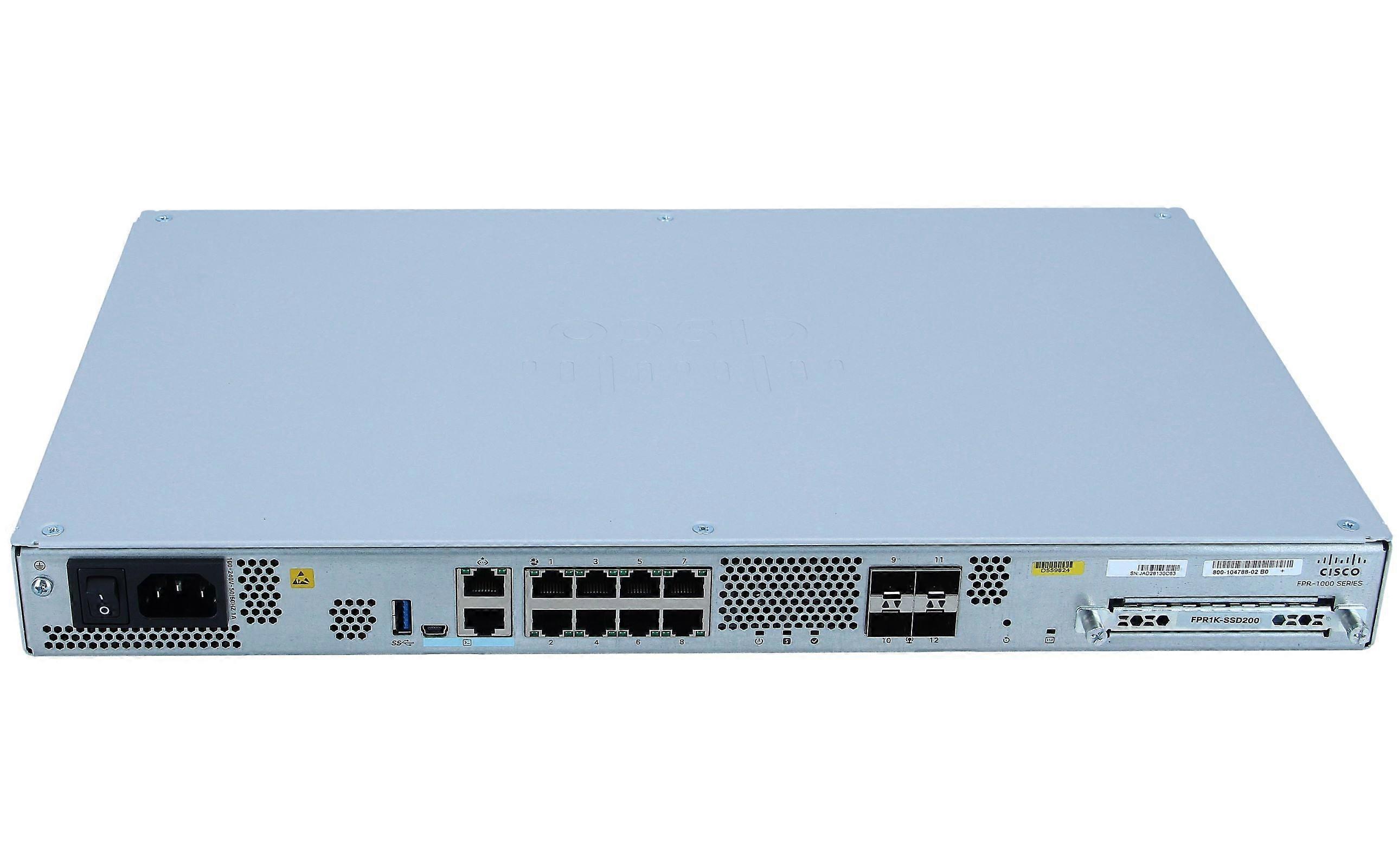 Cisco Firepower 1120 Next-generation Firewall - Firewall - 1u - Rack-mountable