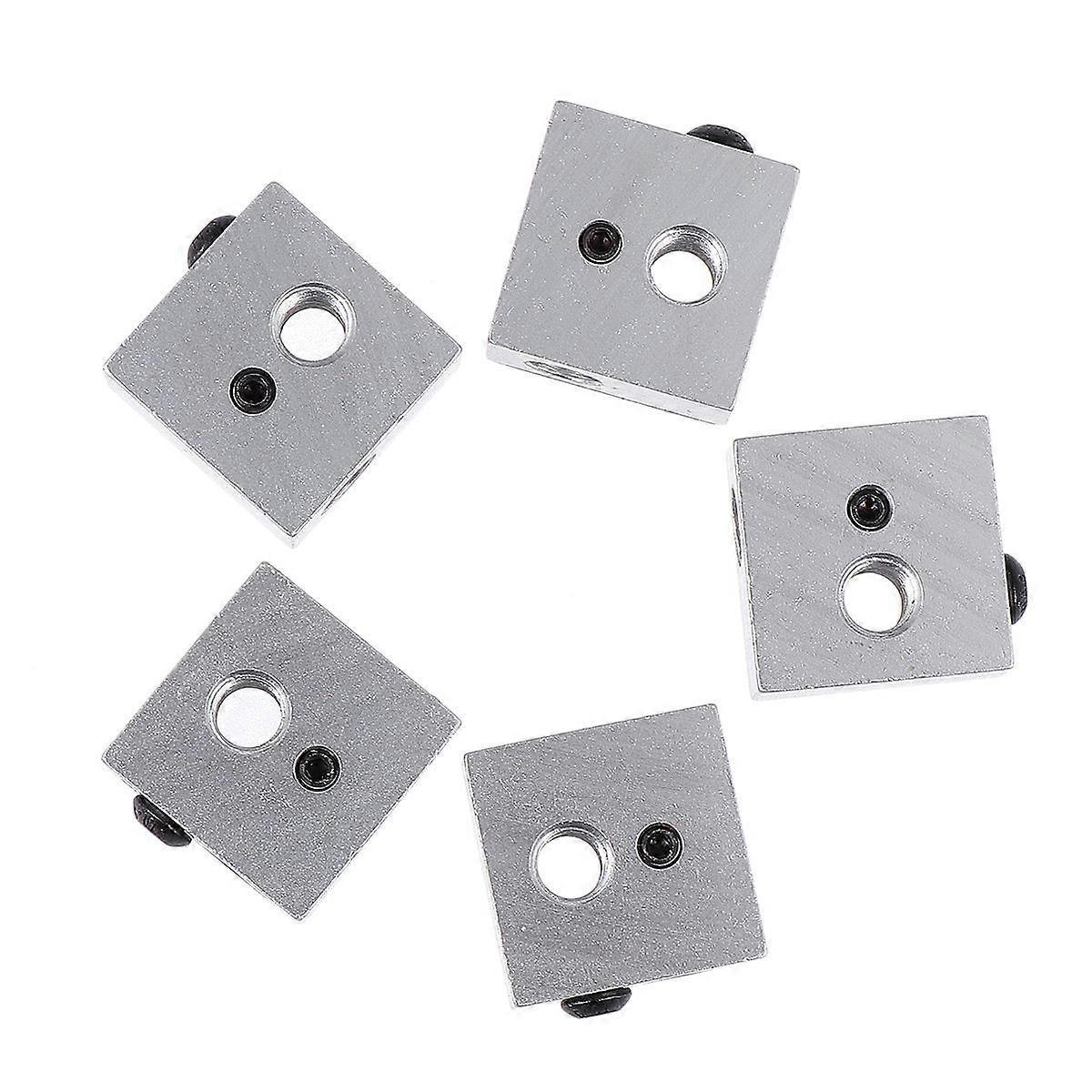 Aluminum Heating Block for 3D Printer Compatible with Makerbot Mk7 10 Pieces