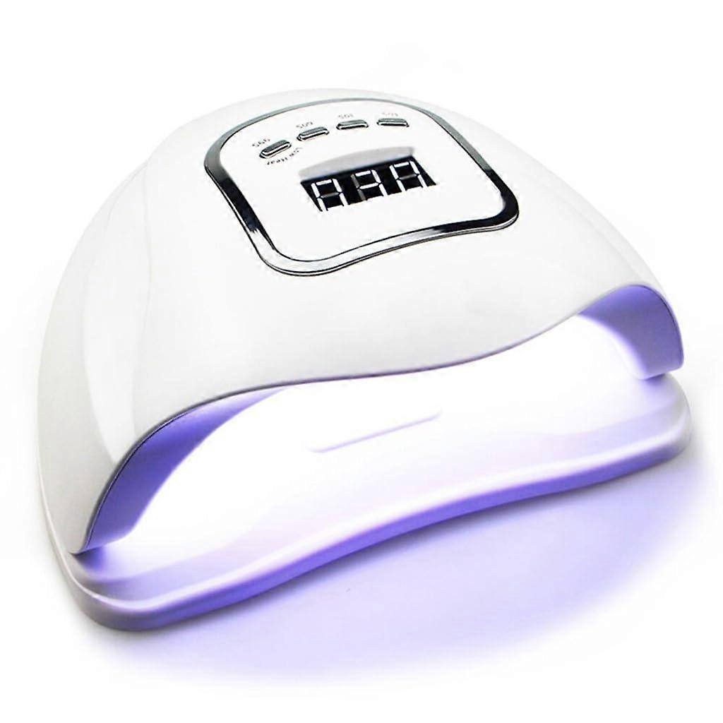 UV LED Nail Lamp with Smart Sensor and FourSpeed Timer, Quick Dry Gel Nail Dryer with Removable Base