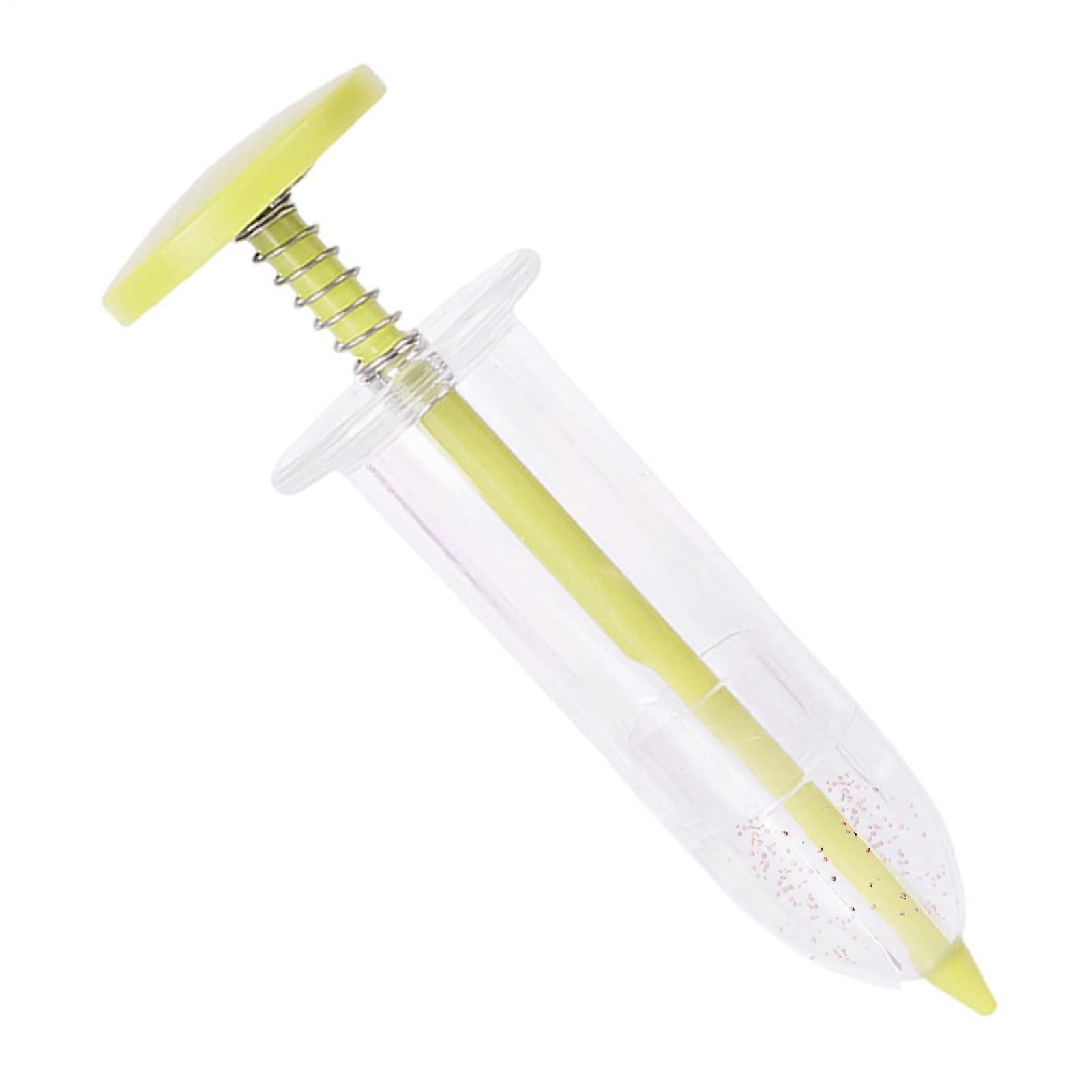 Manual Seed Planter with Ergonomic OneHand Operation for Precise Small Seed Sowing Green