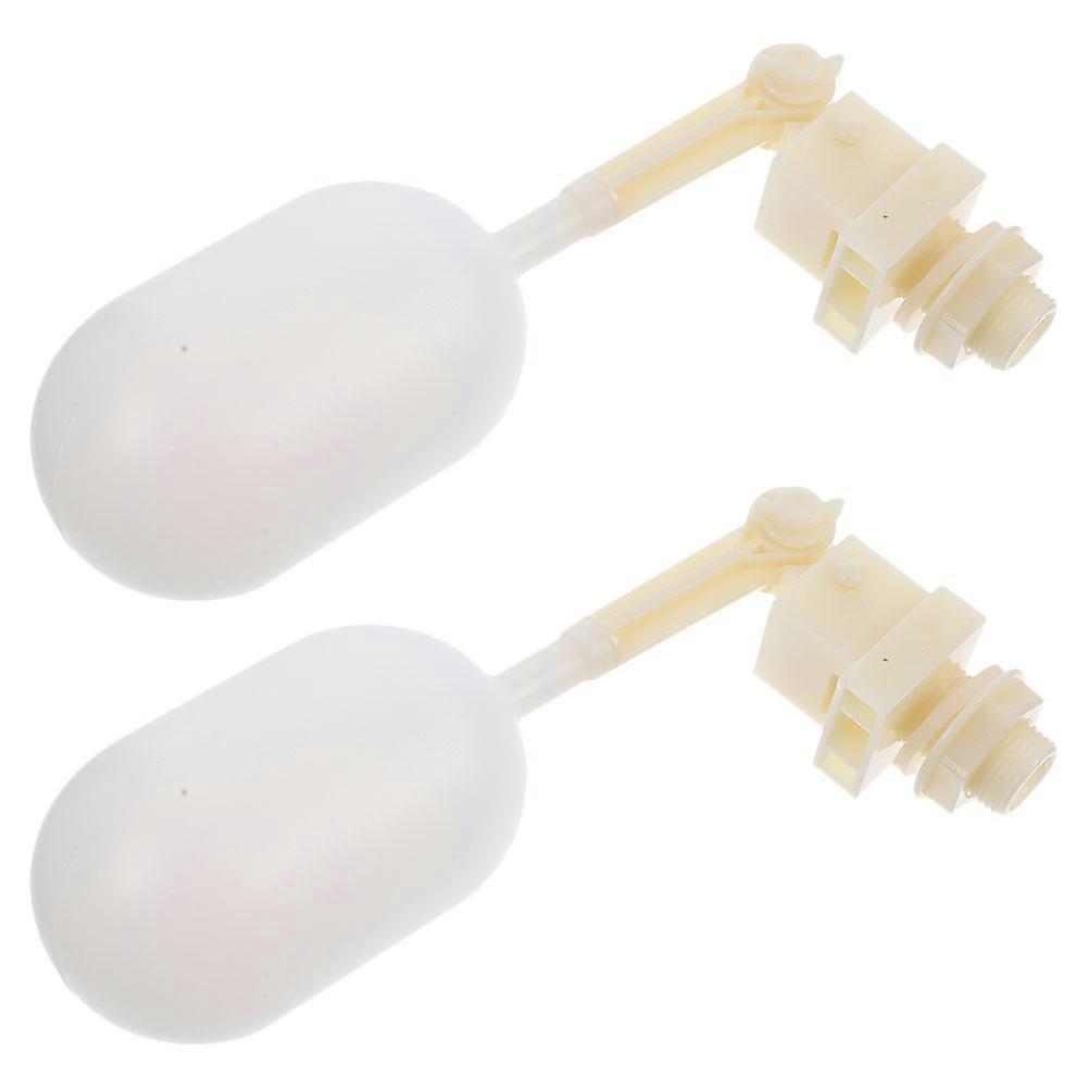 Water Level Float Valve 2Pcs Plastic Valves for Automatic Tank Control