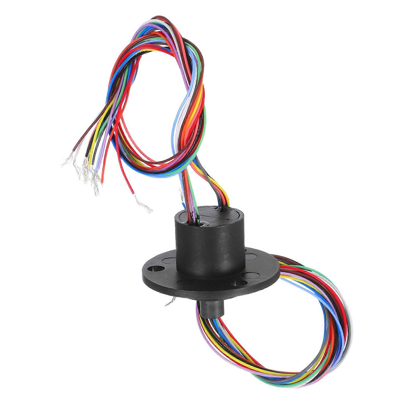 12-Way Conductive Slip Ring Assembly for Rotating Electrical Connections with 2A Current