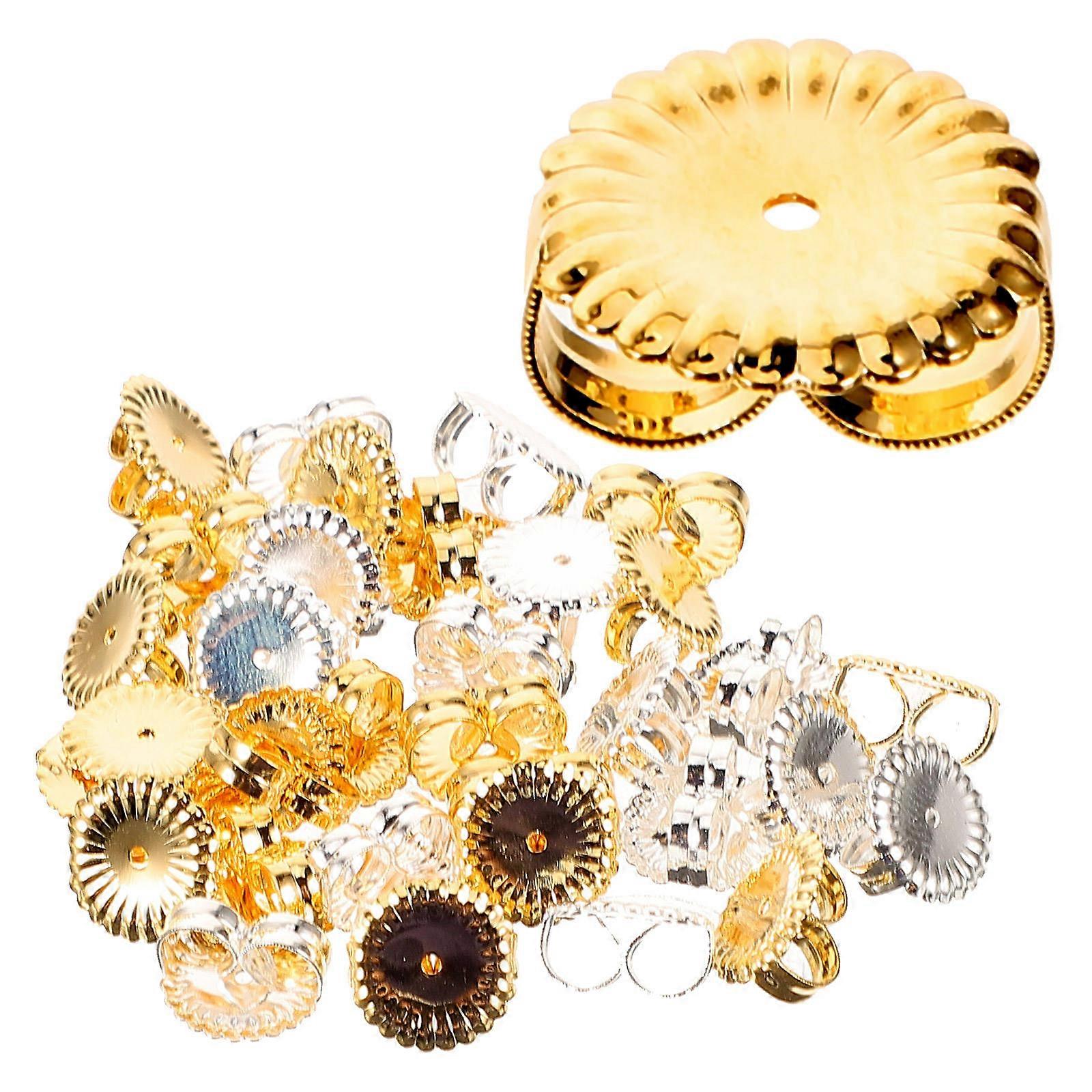Earring Back Stoppers Diy Projects Assorted Color Copper Diy Accessory 40Pcs