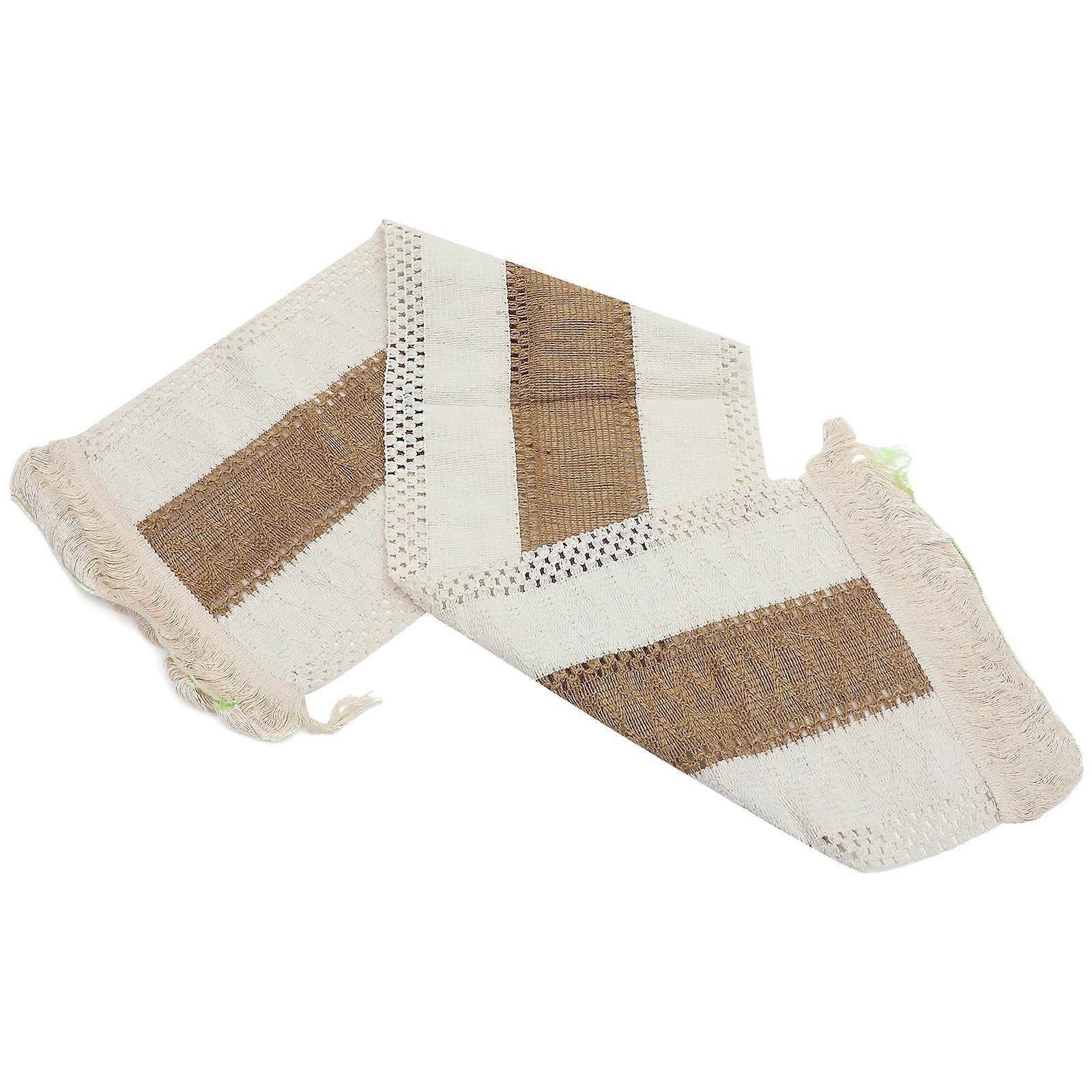 Stylish Table Runner Linen Cotton Tablecloth for Home 6Pcs Use