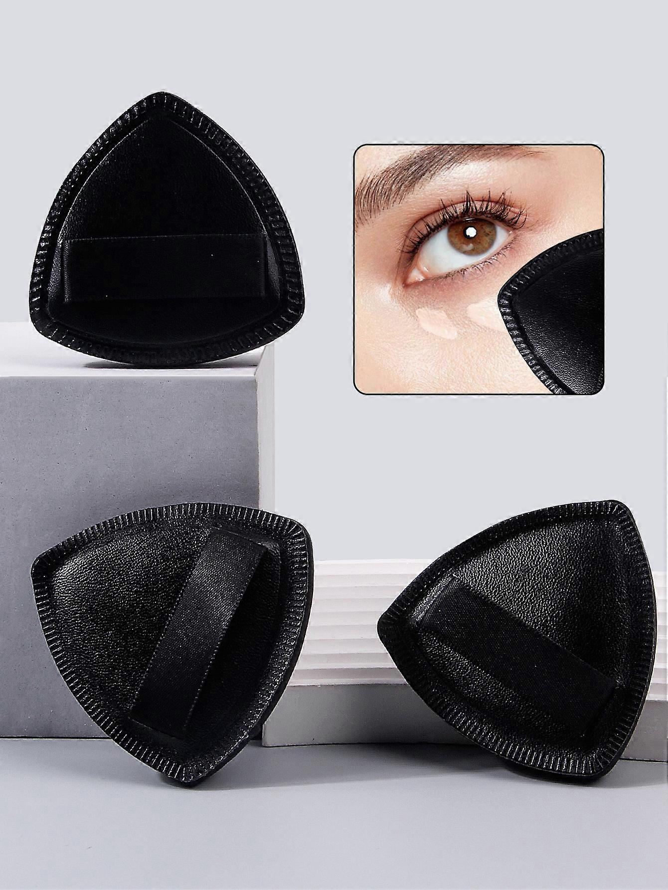 3PCS Soft Triangle Makeup Sponge Puff for Women, Portable Face Powder & Liquid Foundation Applicator