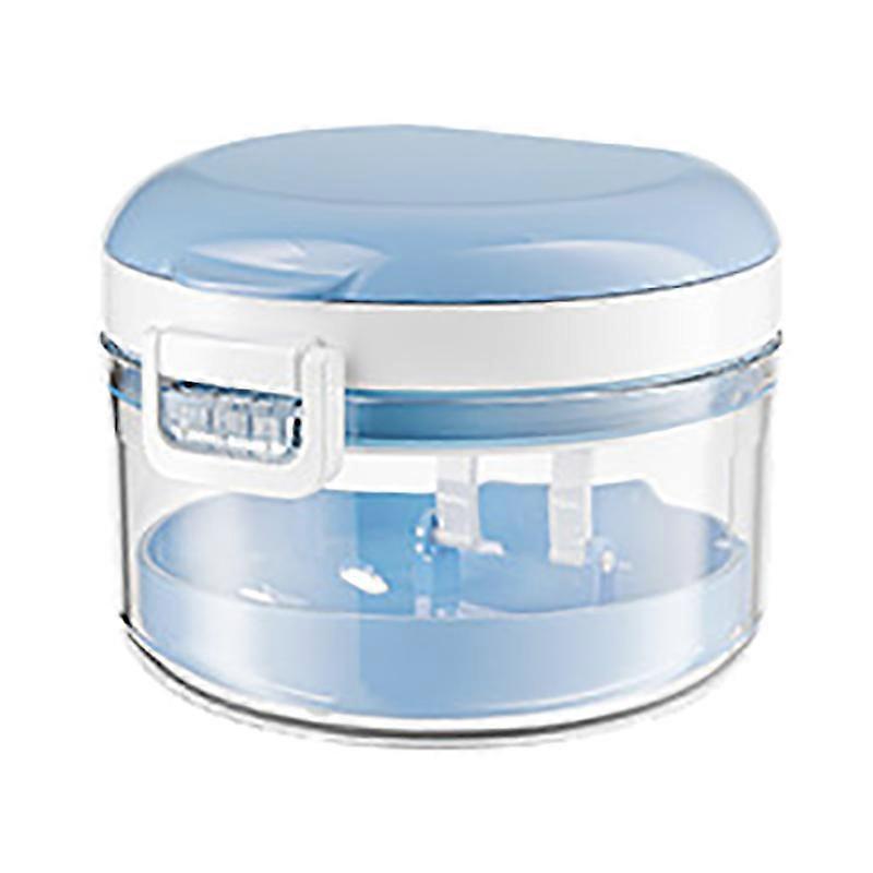 Orthodontic Retainer Double Layer Braces Storage Box Soaking Invisible Teeth Denture Cleaning Tooth Storage Portable Belt Case