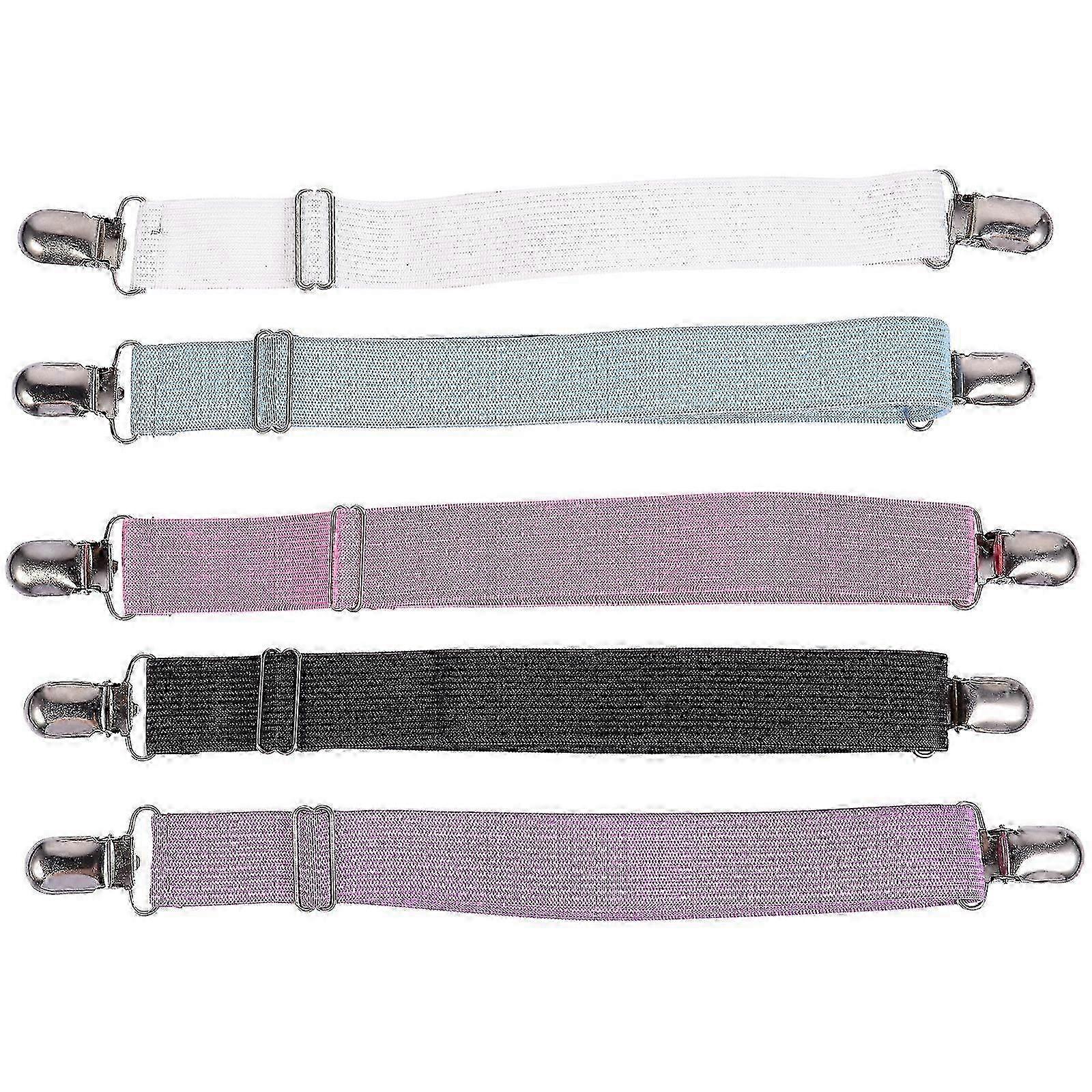 2026 Suitable 5pcs Adjustable Bed Sheet Strap Clips Elastic Mattress Sheet Fasteners Holder