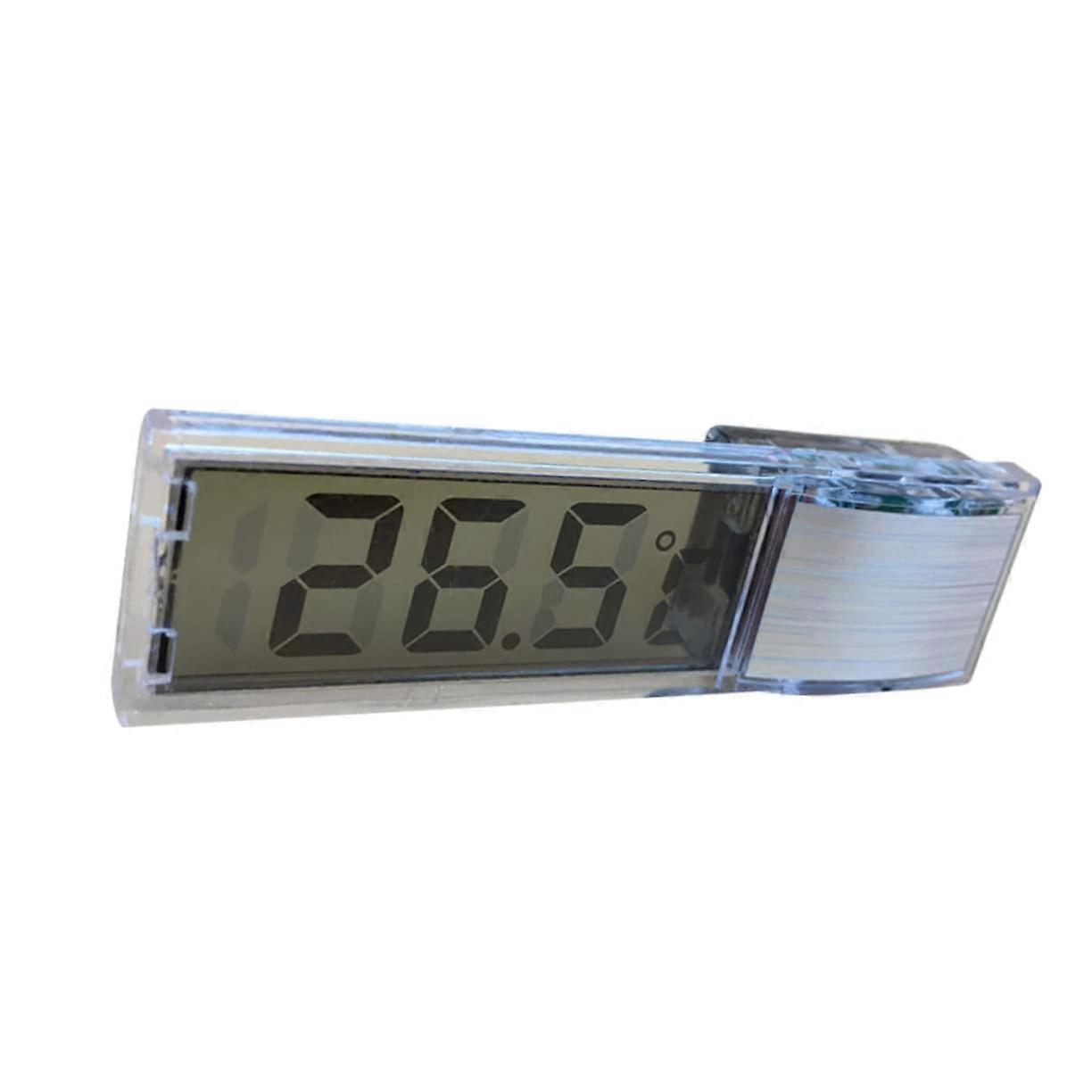 Digital Aquarium Thermometer with Clear LED Display Waterproof Plastic Easy Suction Mount