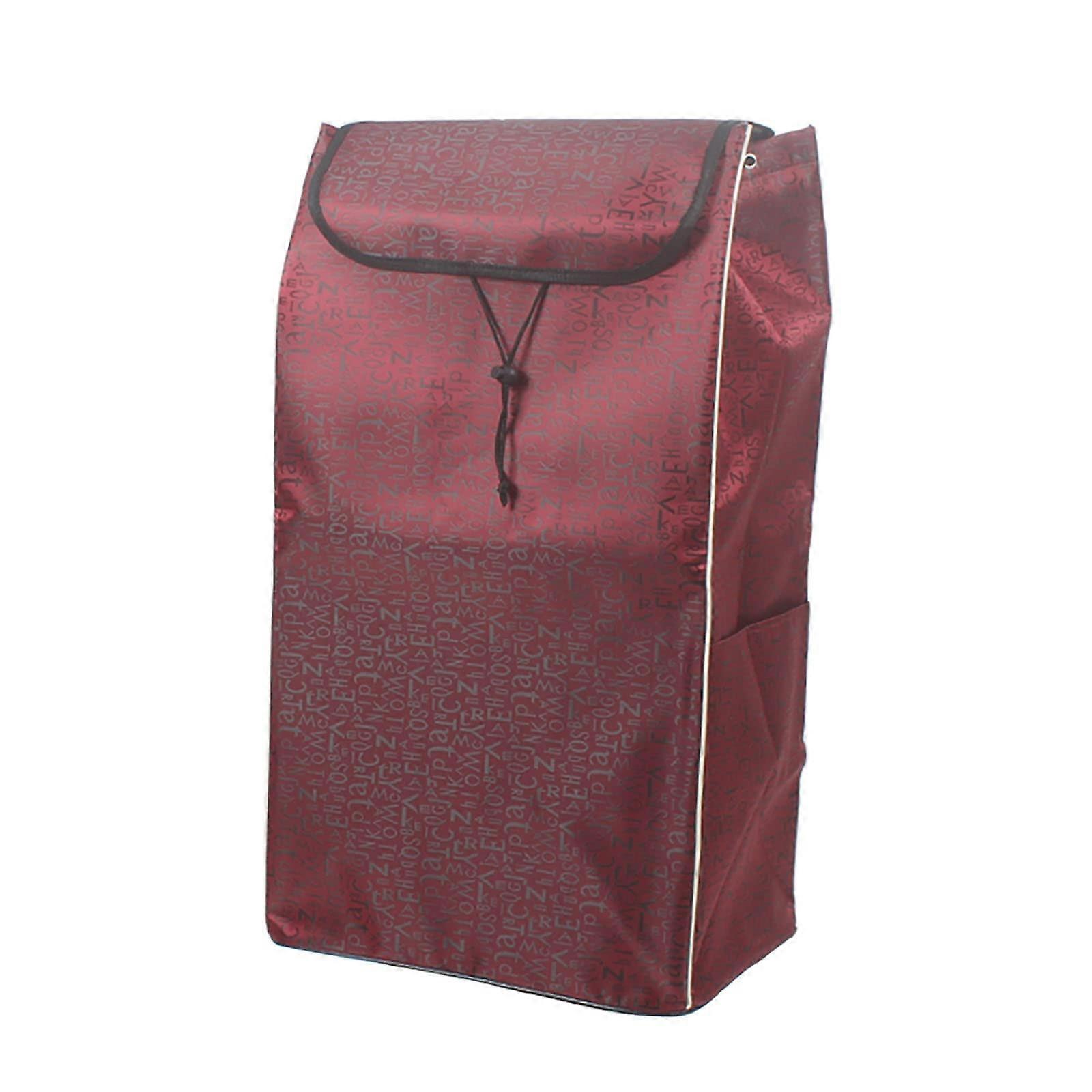 Large Capacity 80L Shopping Cart Bag with Dual Side Pockets Durable 600D Trolley Replacement