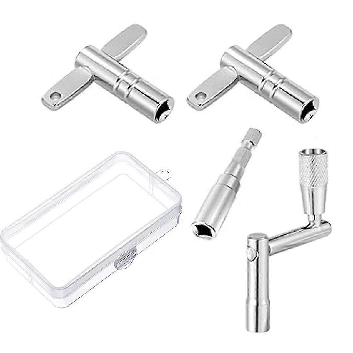 Drum Key Set, Drum Tuning Kit with Drill Bit, Speed Drum Key, Standard Drum Keys, Multi Tool for Dru