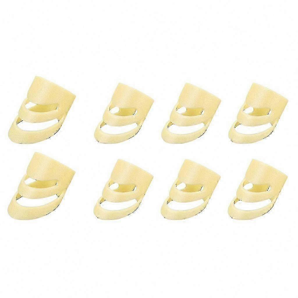 8pcs Adjustable Finger Picks for Guitar, Medium and Large Sizes, Durable and Comfortable Design