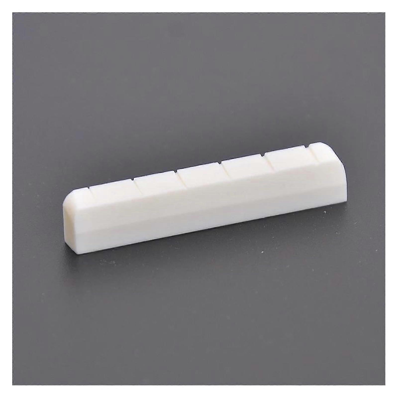 Classical Guitar Bone Nut 52.5mm Slotted Natural Bone Replacement with Enhanced String Clarity